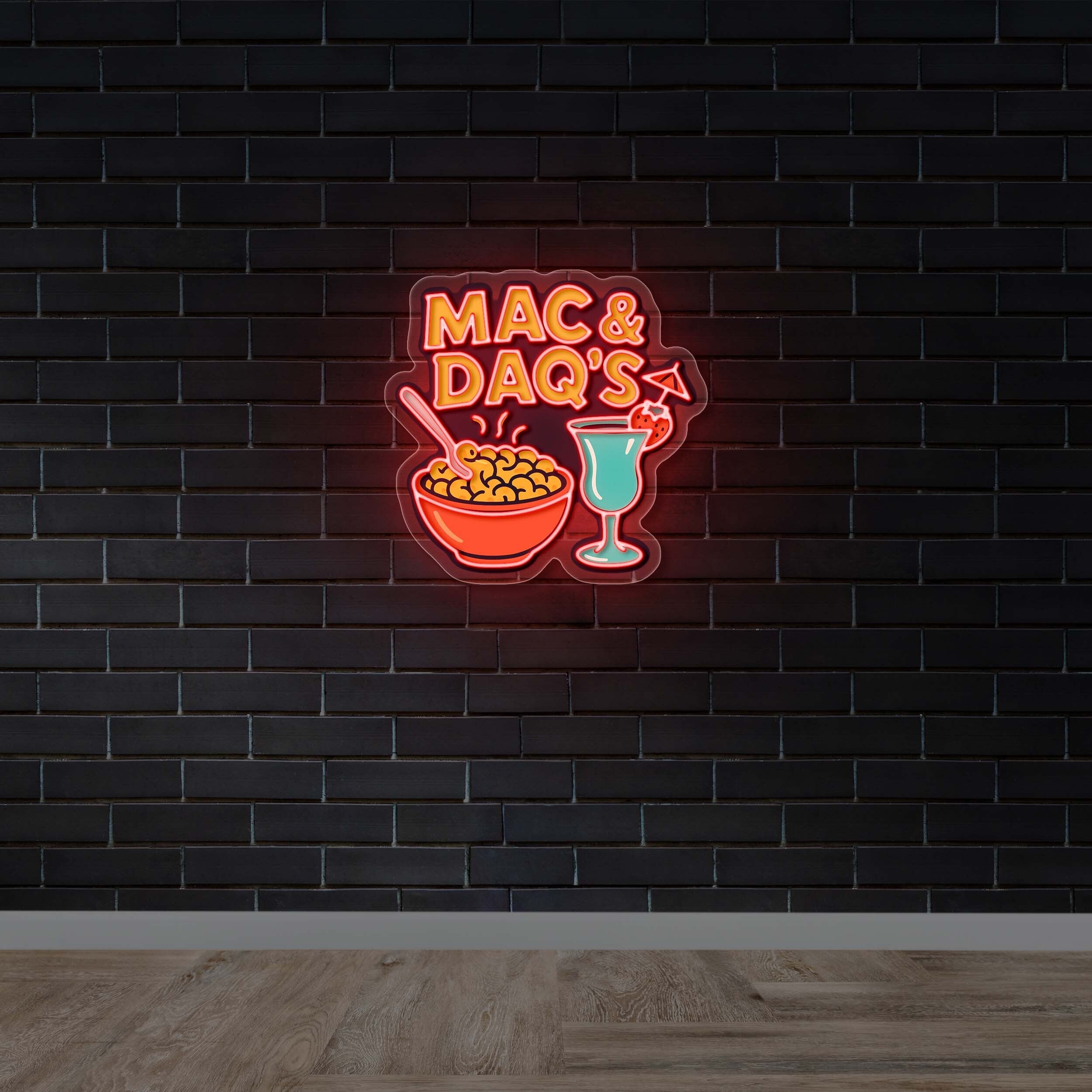 MAC & DAQ'S - Premium Neon Artwork