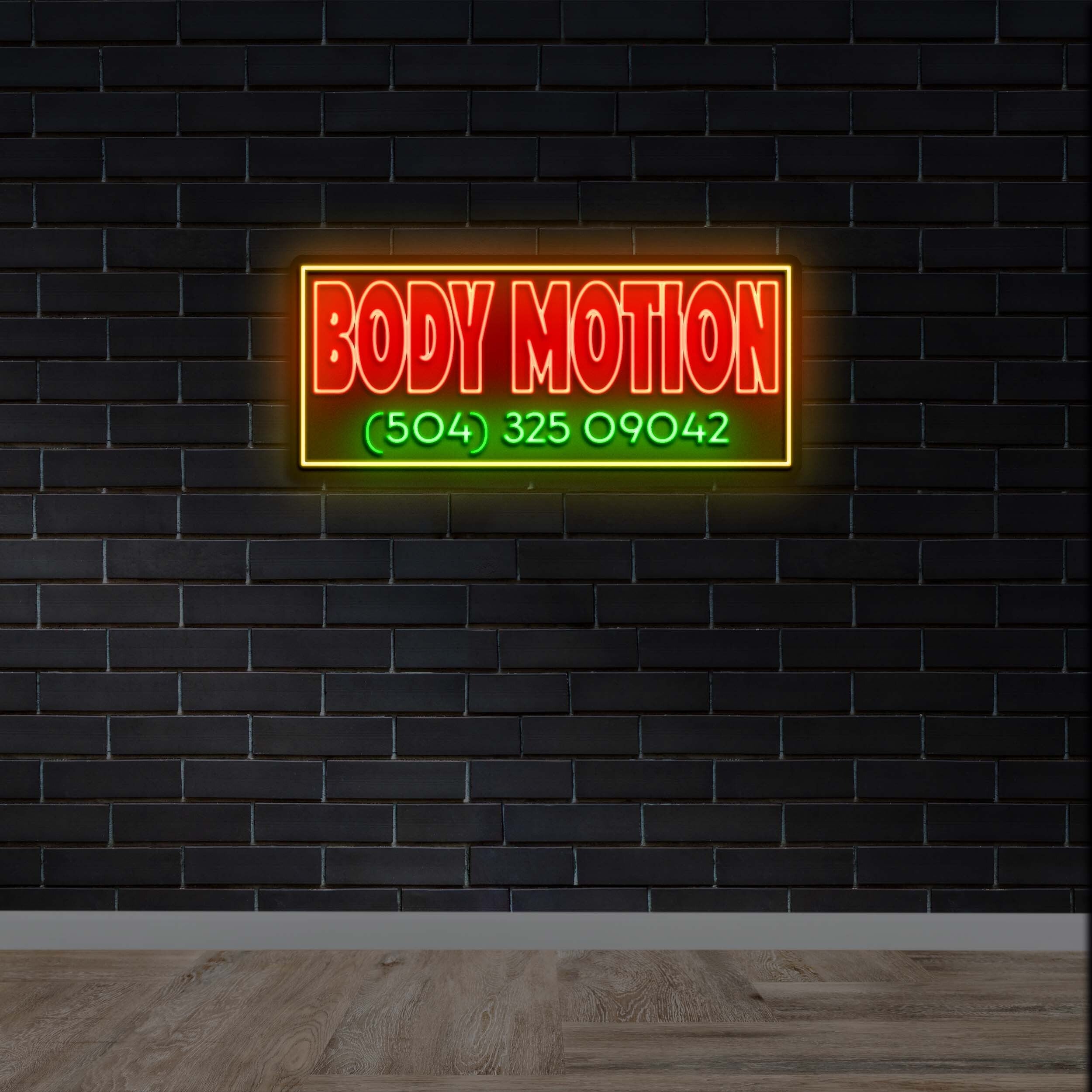 Body Motion - Premium Neon Artwork