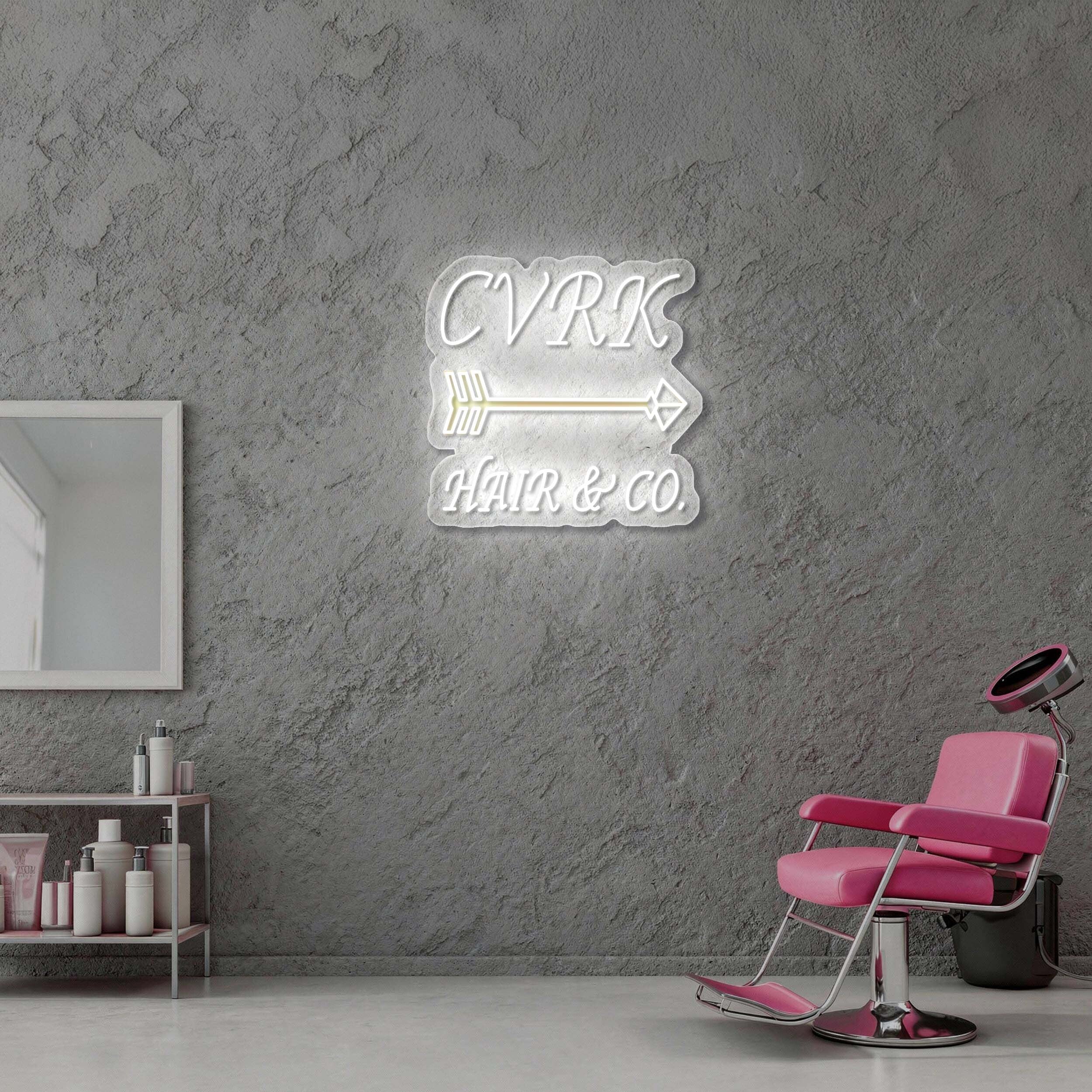 CVRK Hair & Co. - Premium Neon Artwork