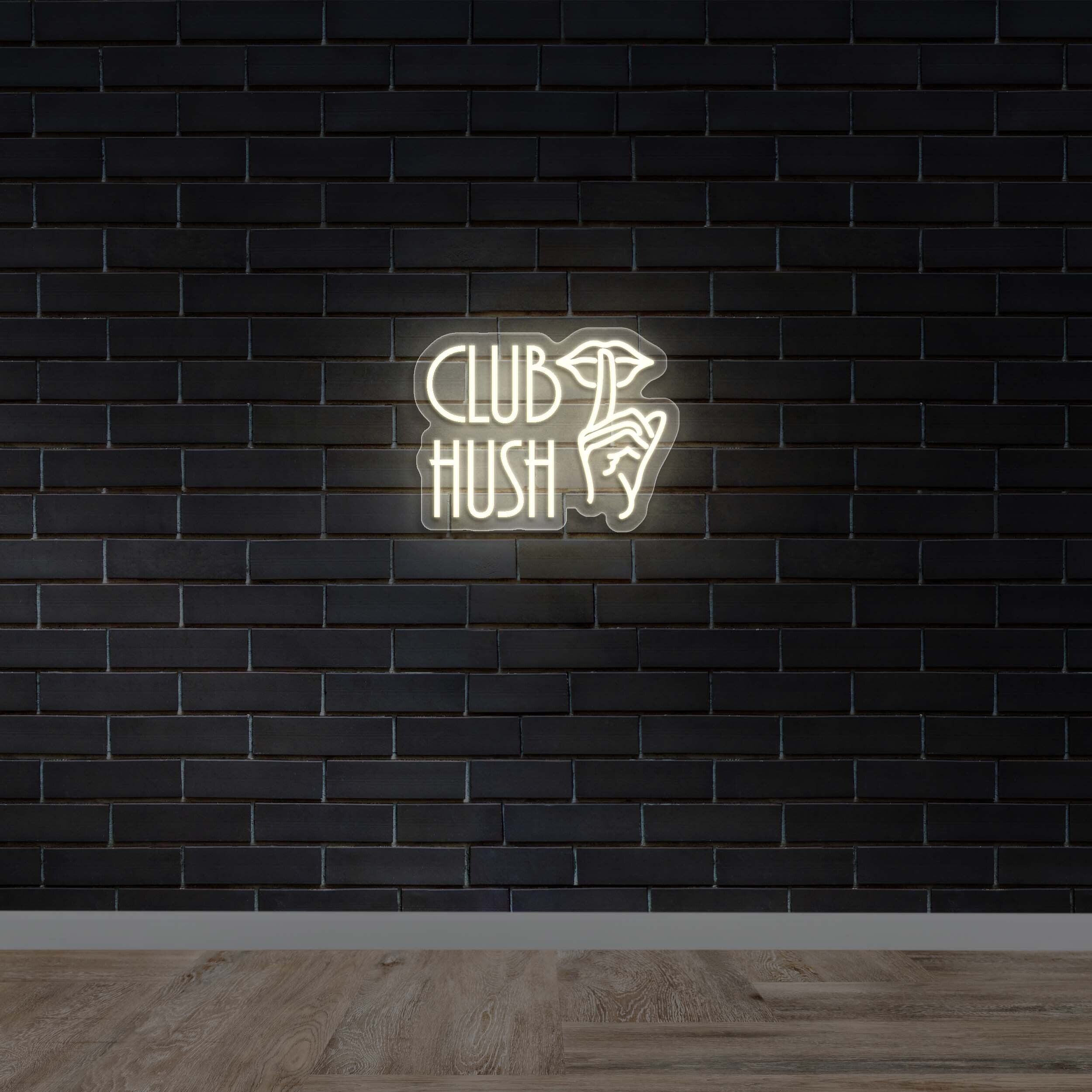 Club Hush - Premium Neon Artwork