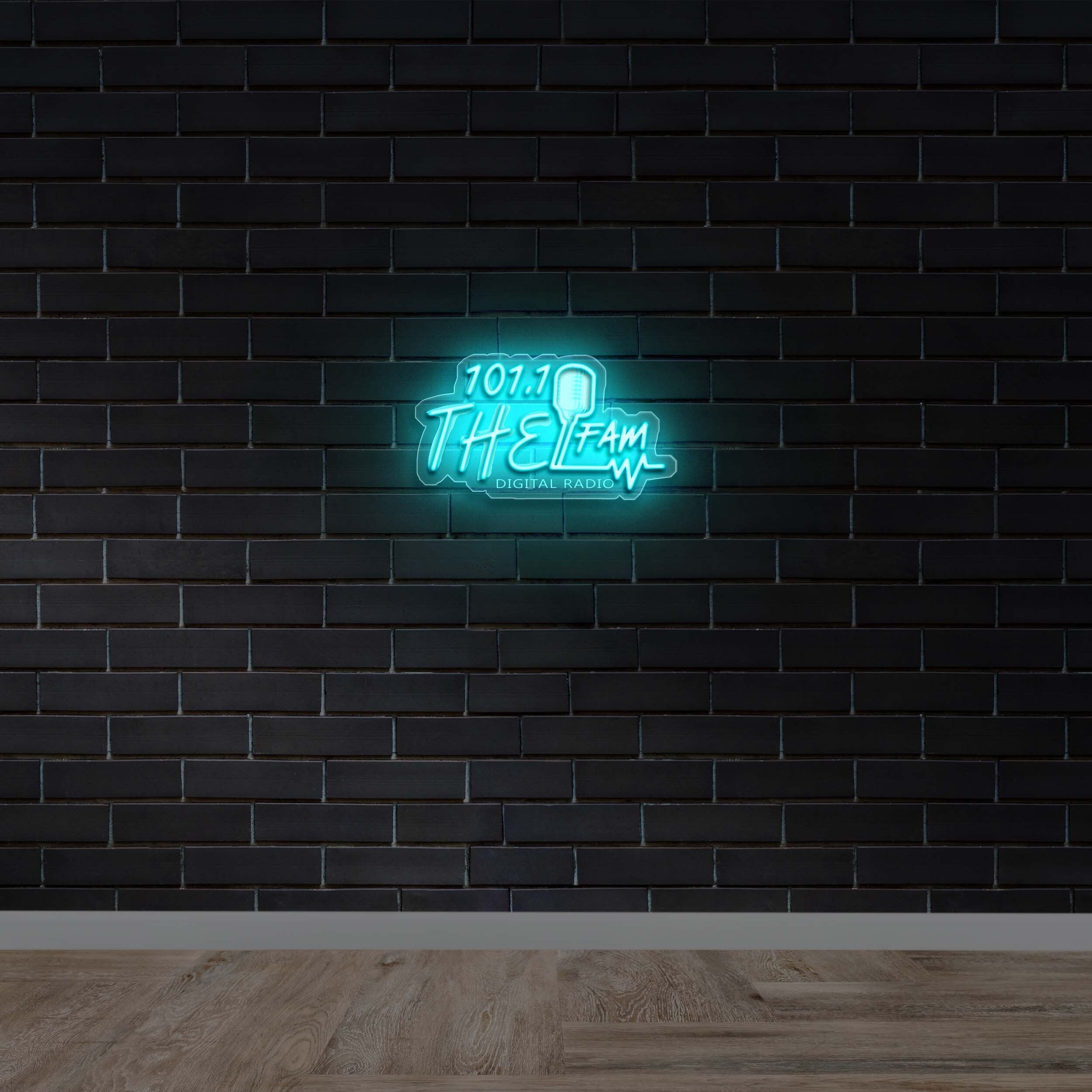 101.1 The Fam - Premium Neon Artwork