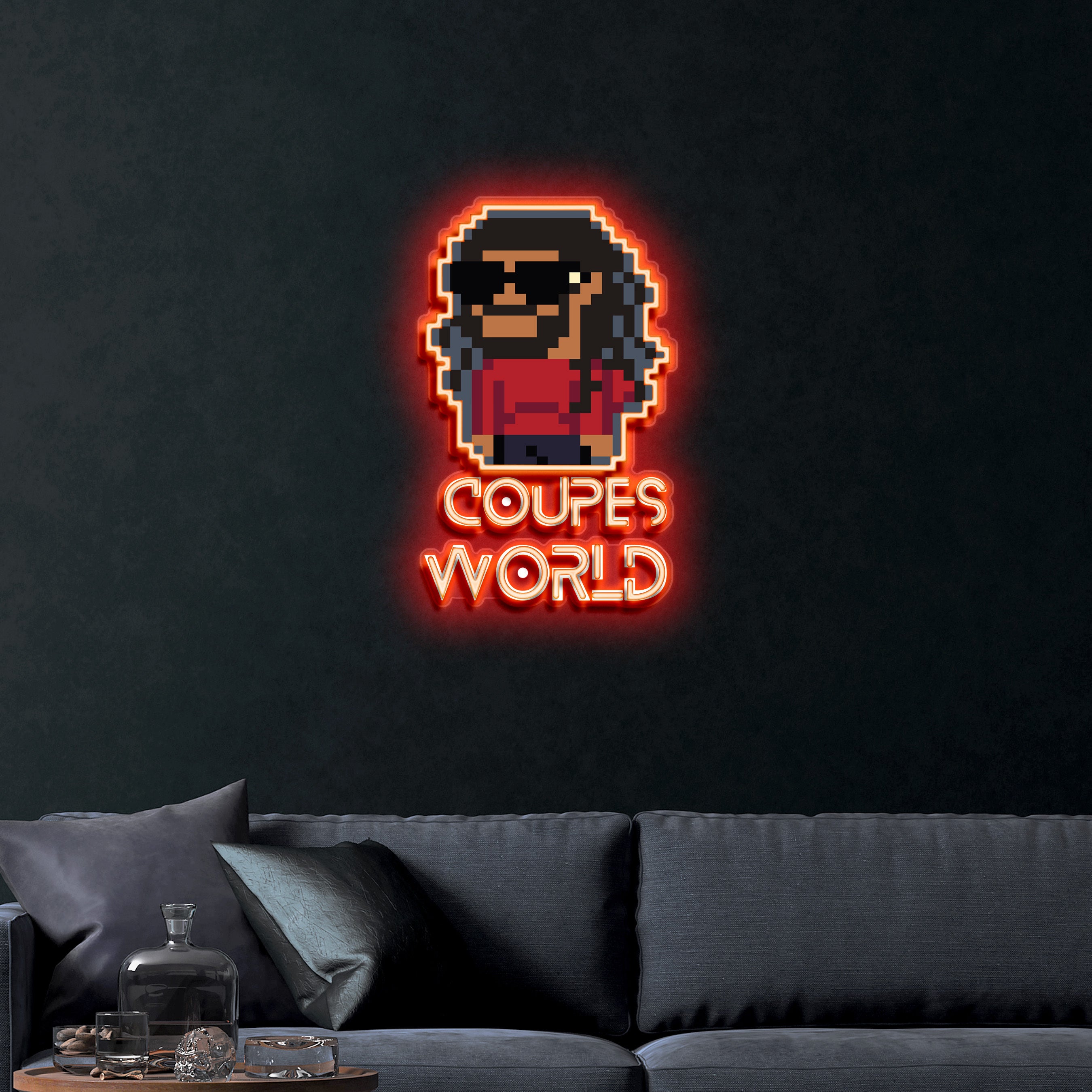Coupes World – Premium Neon Artwork