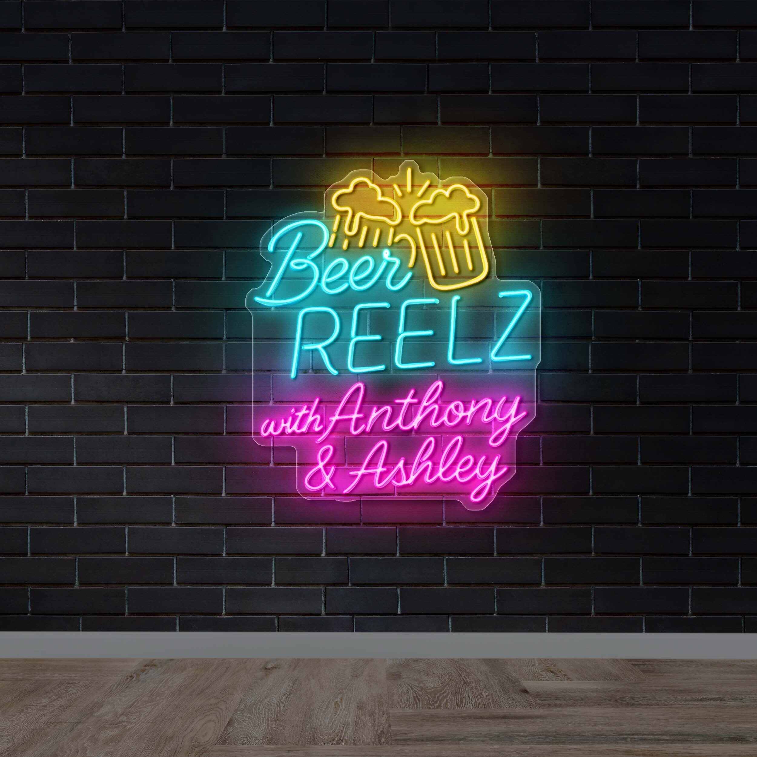 Beer Reelz with Anthony & Ashley - Premium Neon Artwork