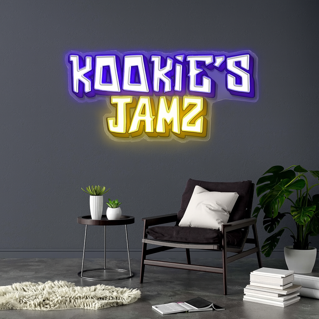 KOOKIES JAMZ - Premium Neon Artwork