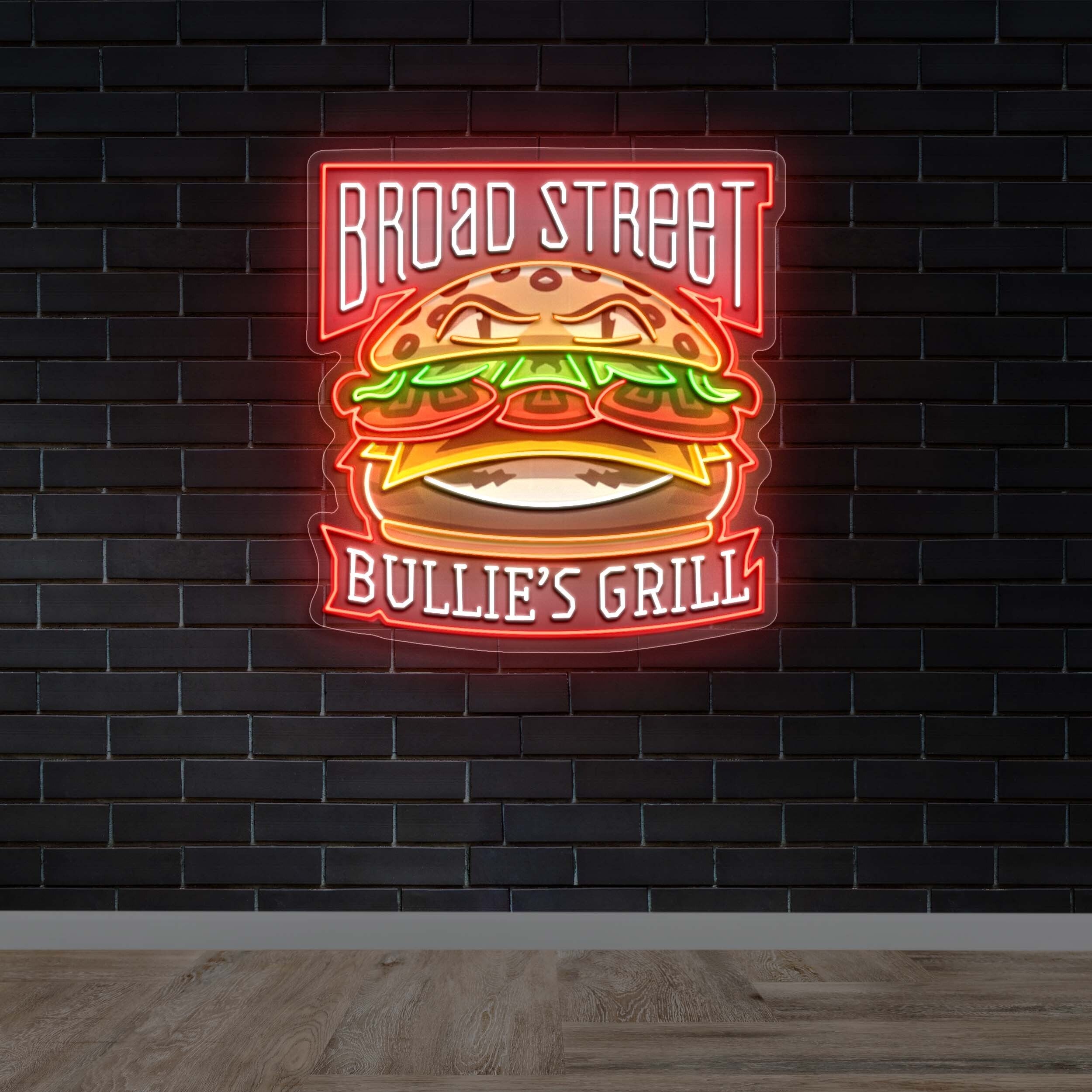 BROAD STREET BULLIES GRILL - Premium Neon Artwork