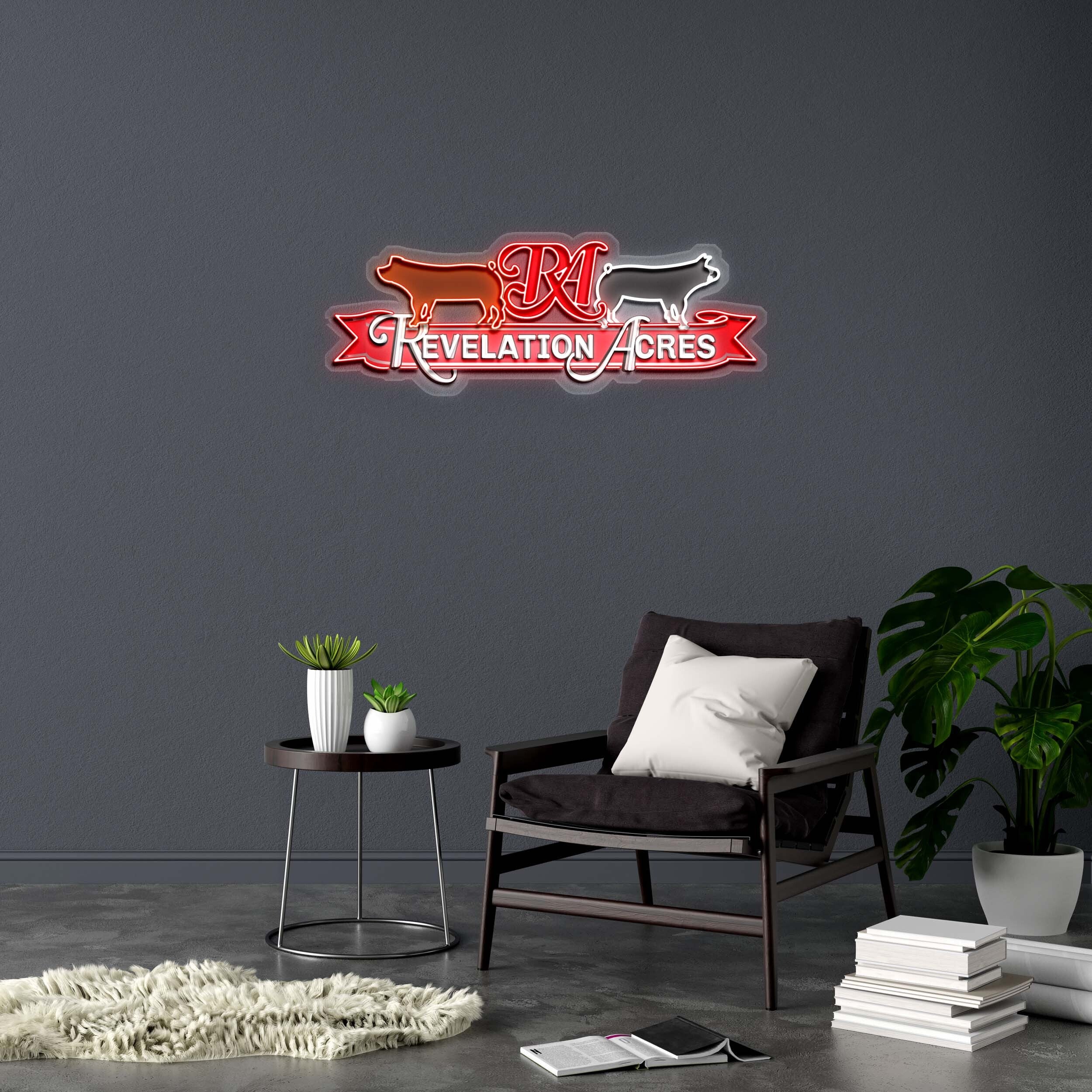 REVELATION ACRES - Premium Neon Artwork