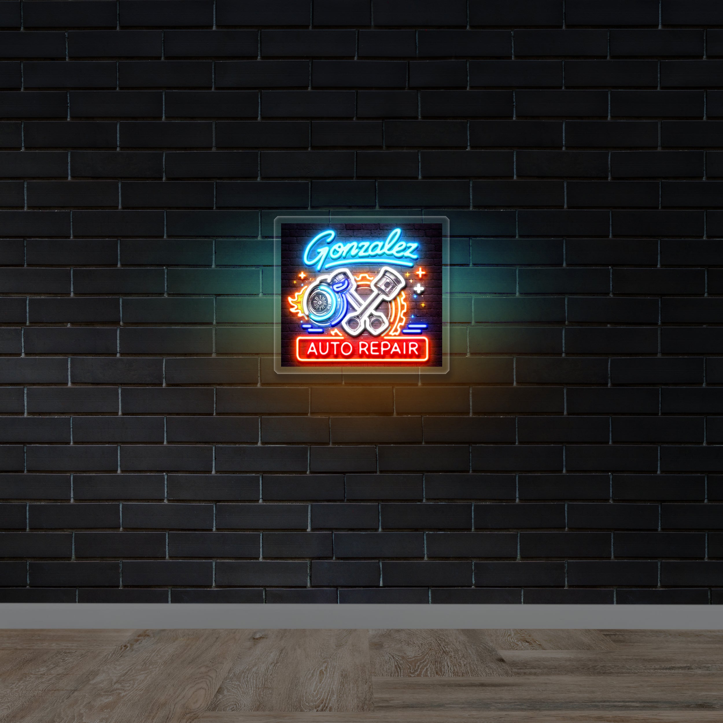 Gonzales Auto Repair - Premium Neon Artwork