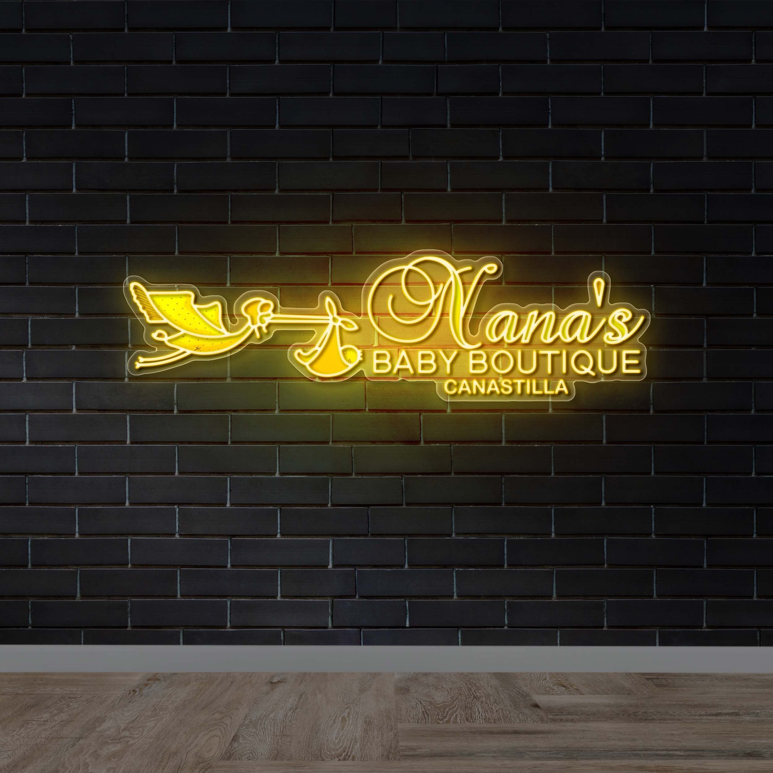 Nana's Baby Boutique - Premium Neon Artwork