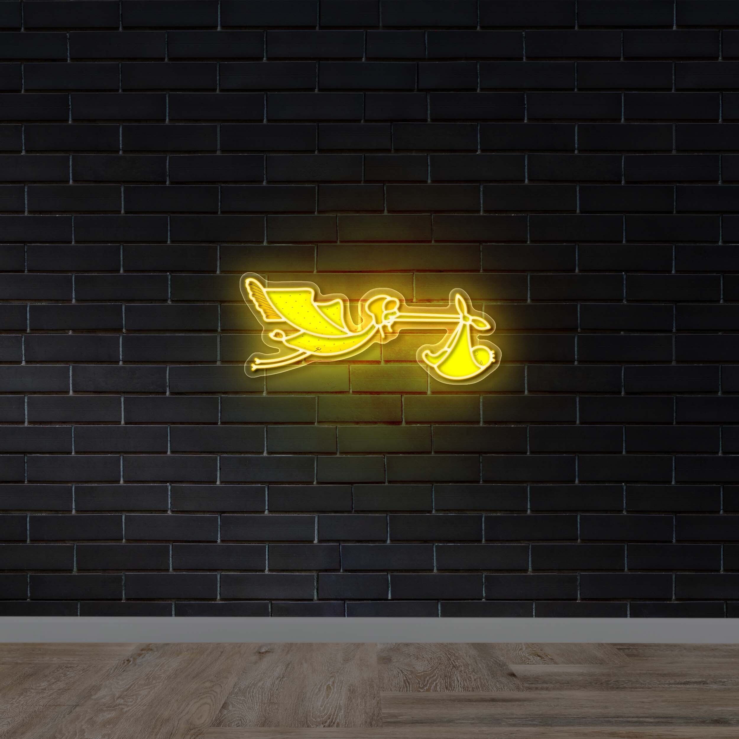 Stork - Premium Neon Artwork