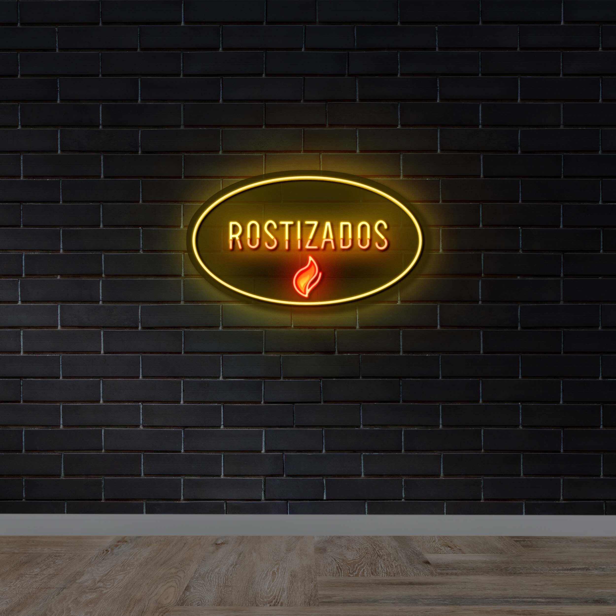 Rostizados - Premium Neon Artwork