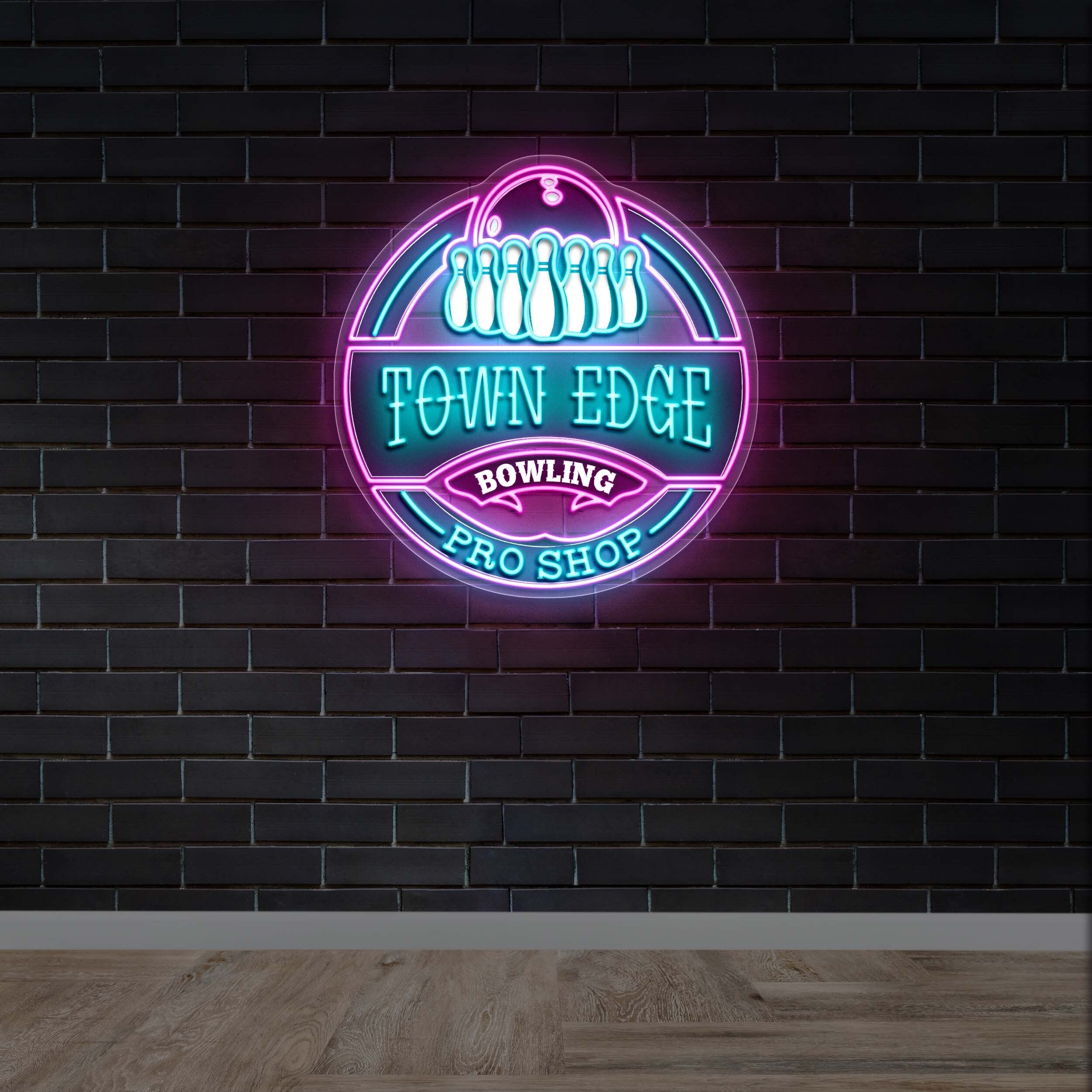 TOWN EDGE PRO SHOP - Premium Neon Artwork