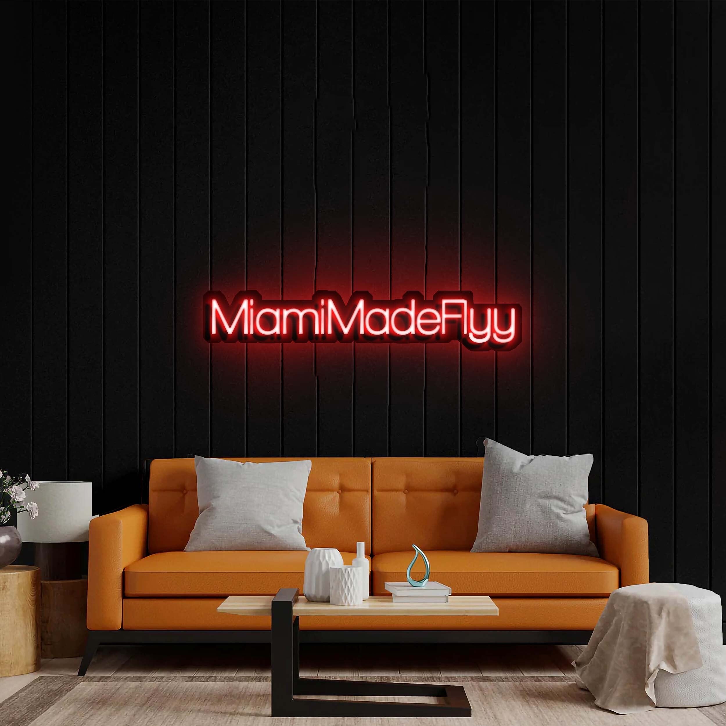 Miami Made Flyy - Premium Neon Artwork