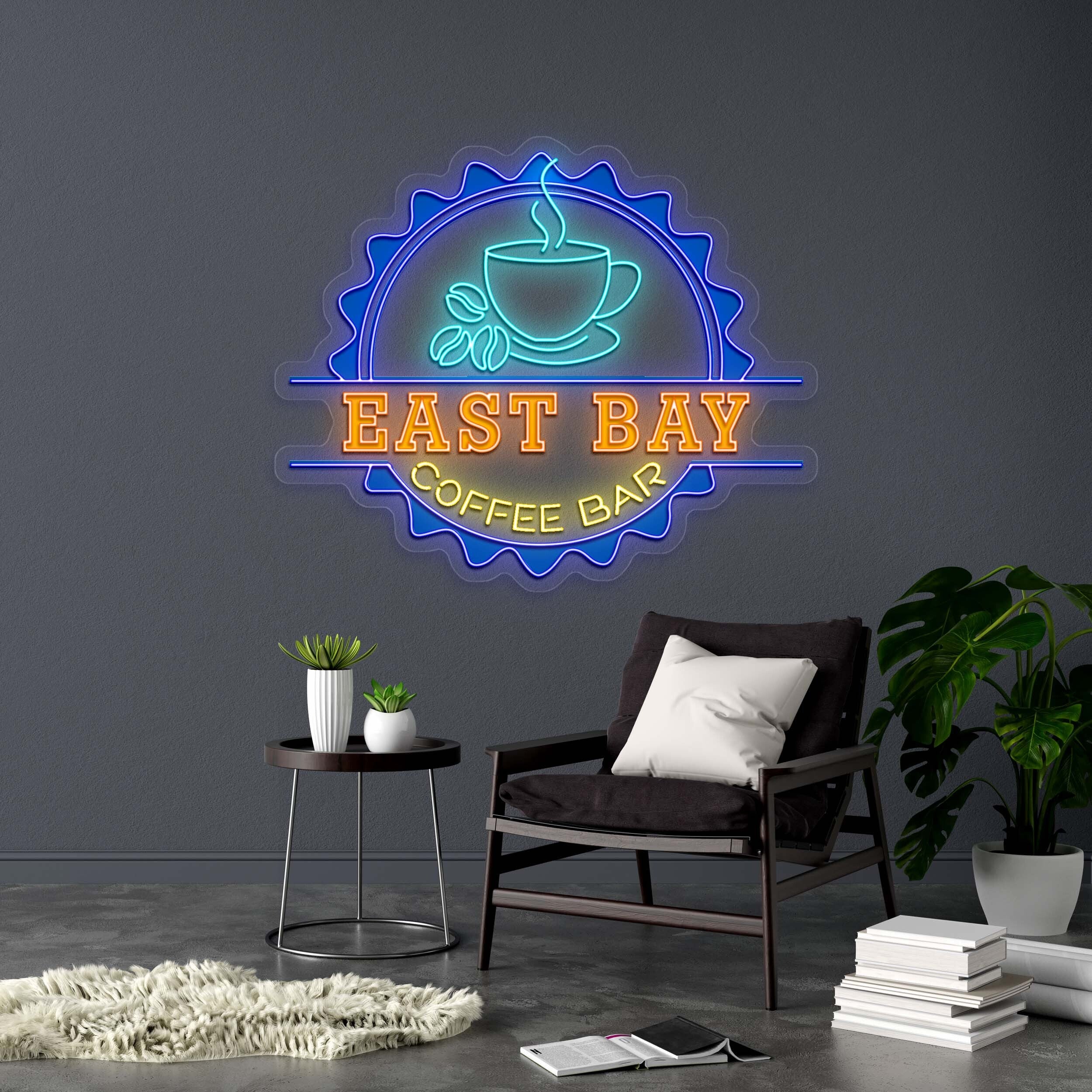 EAST BAY Coffee Bar - Premium Neon Artwork