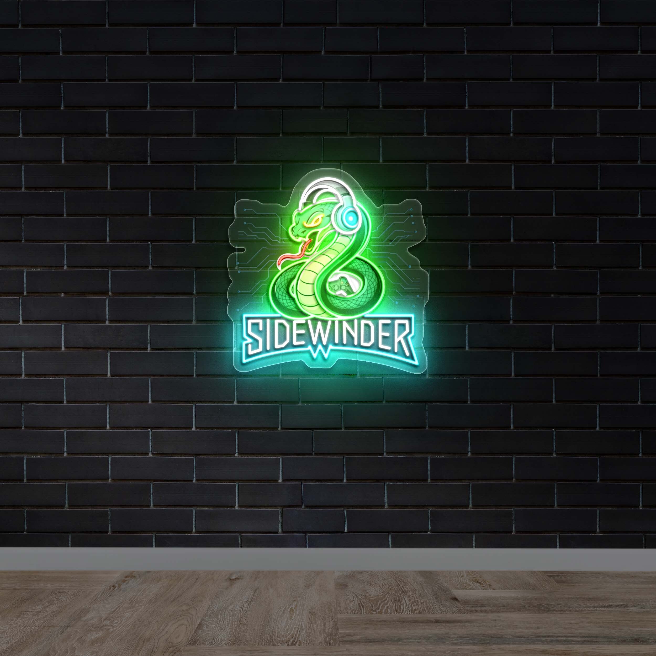 SIDEWINDER - Premium Neon Artwork
