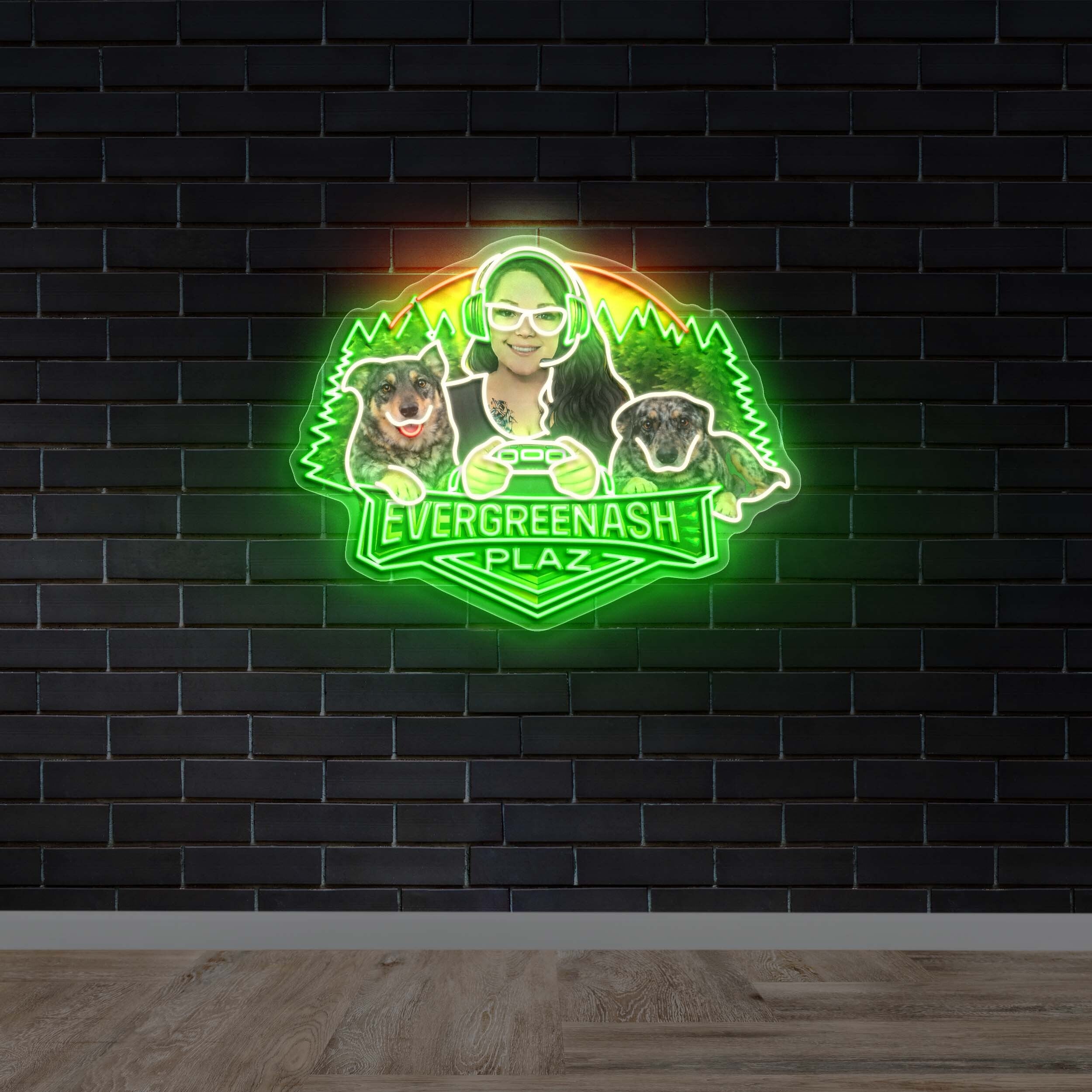 EVERGREENASH - Premium Neon Artwork