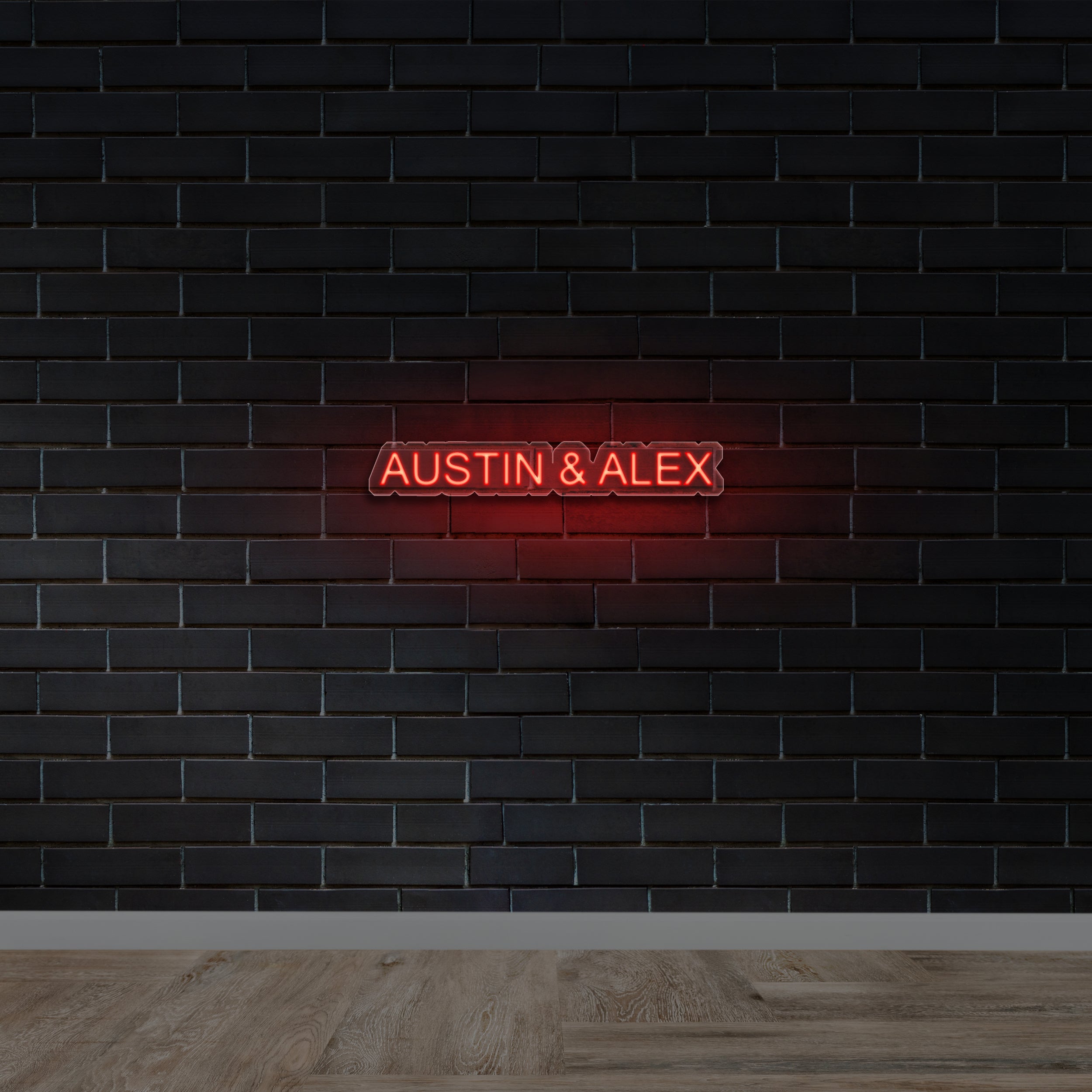 AUSTIN & ALEX - Premium Neon Artwork