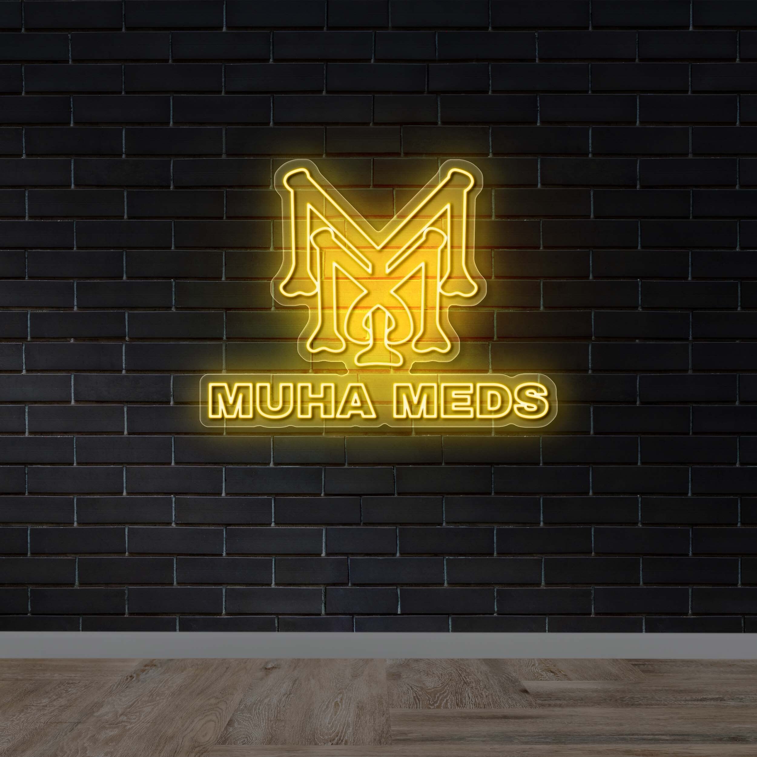Muha Meds - Premium Neon Artwork