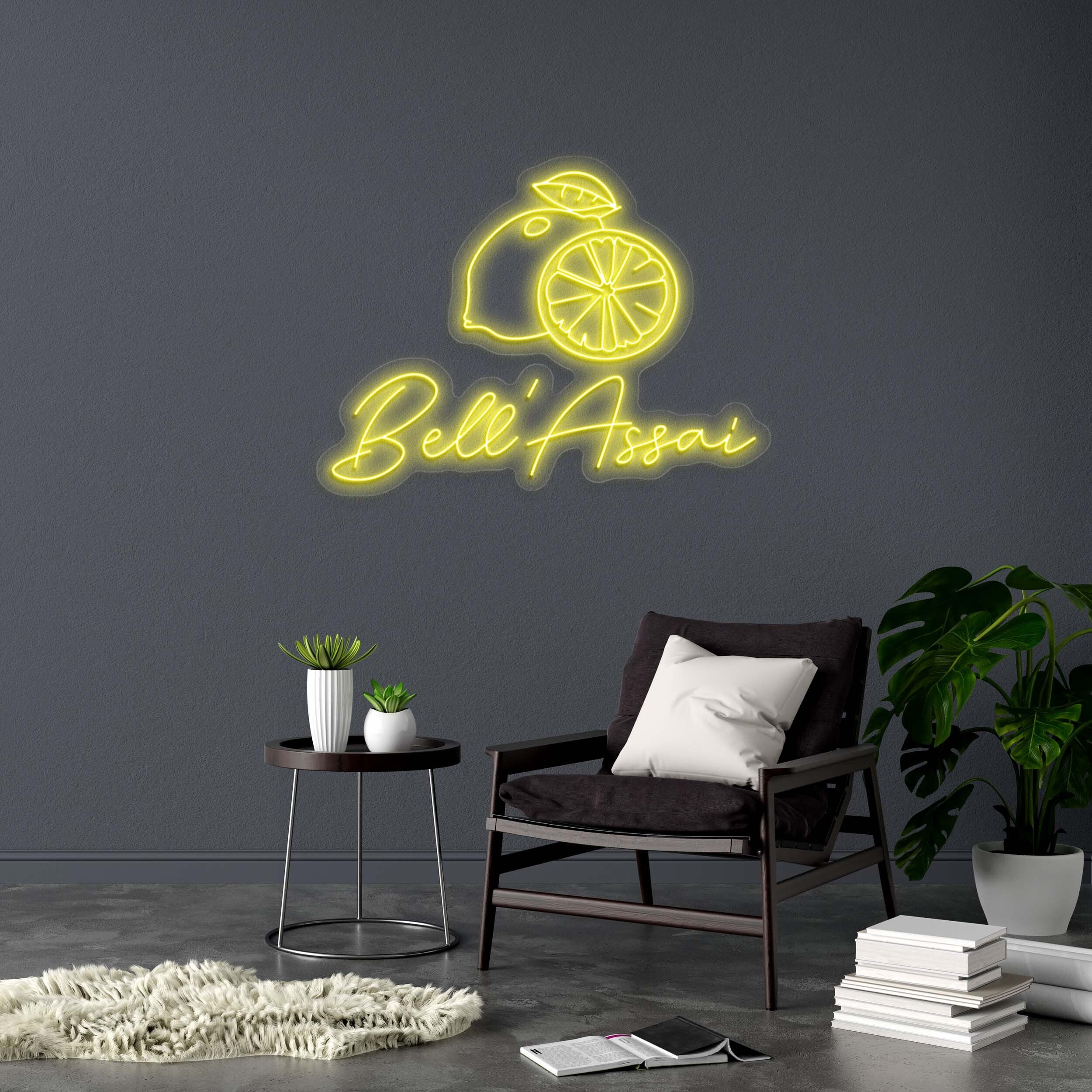 Bell’Assai (with lemon) - Premium Neon Artwork