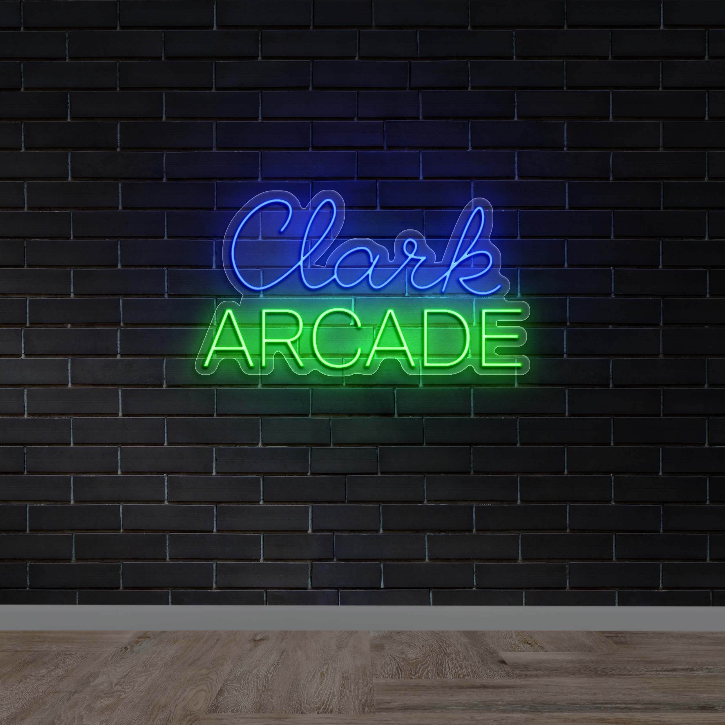 CLARK ARCADE - Premium Neon Artwork