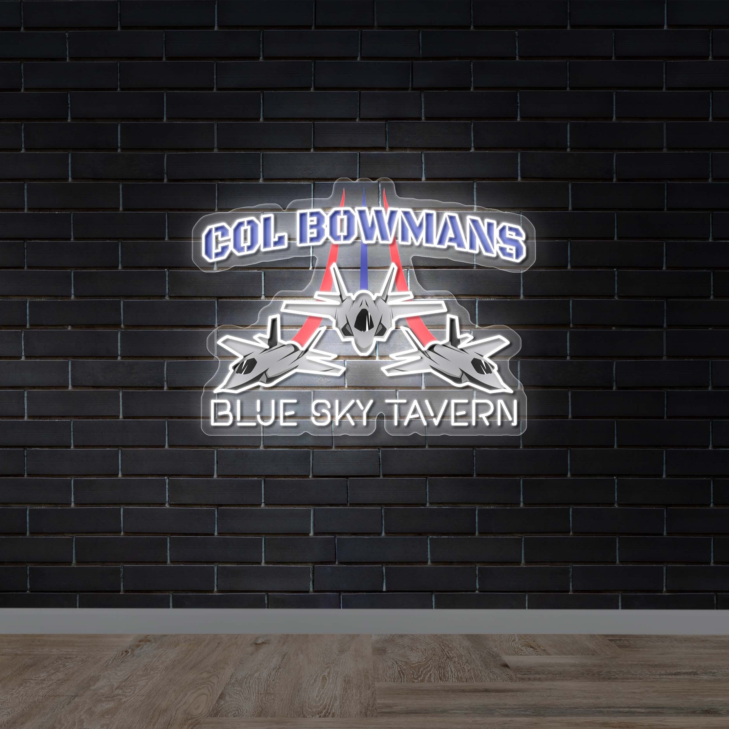 Col Bowmans Blue Sky Tavern - Premium Neon Artwork