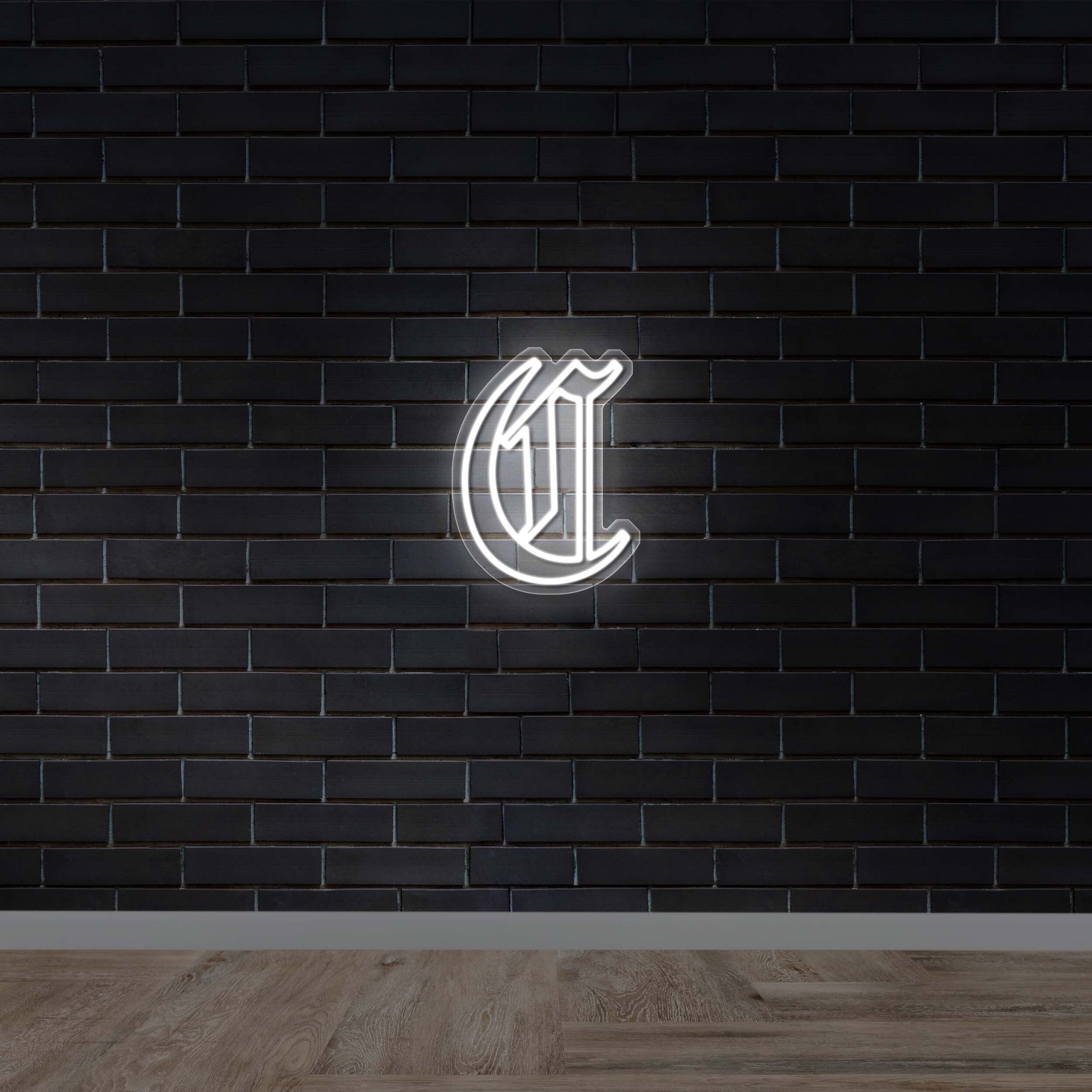 Letter C - Premium Neon Artwork