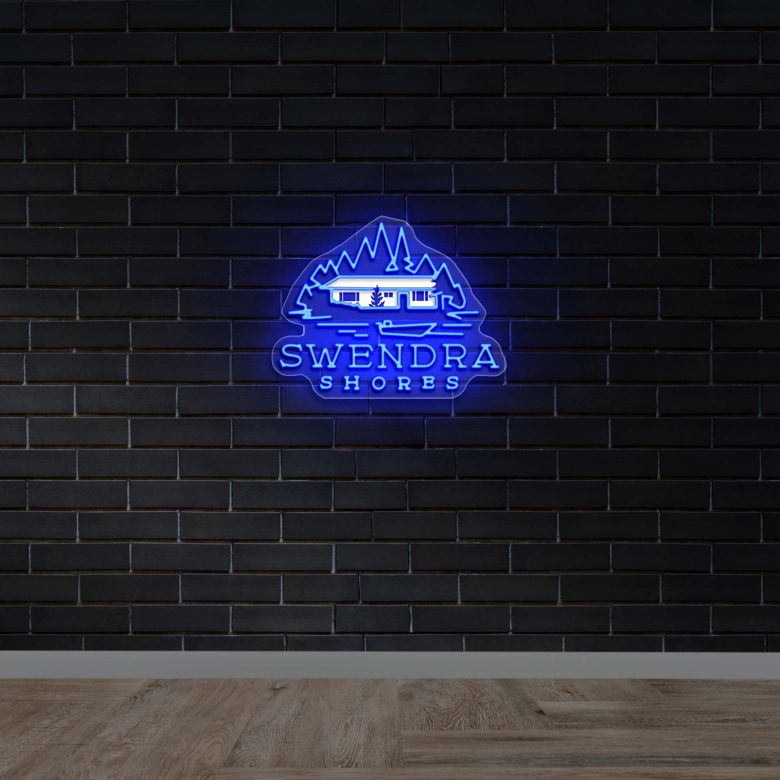 Swendra Shores - Premium Neon Artwork
