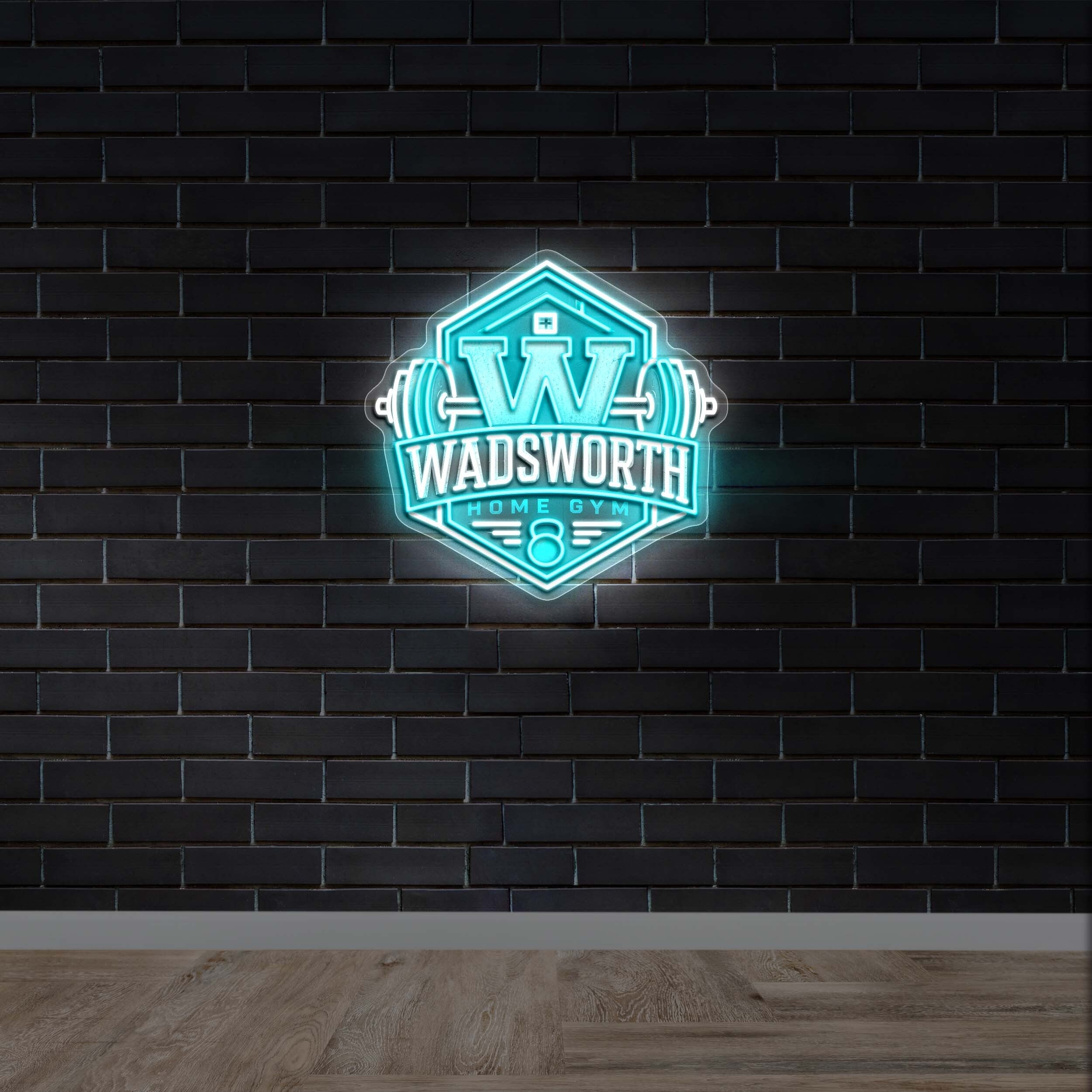 WADSWORTH HOME GYM - Premium Neon Artwork