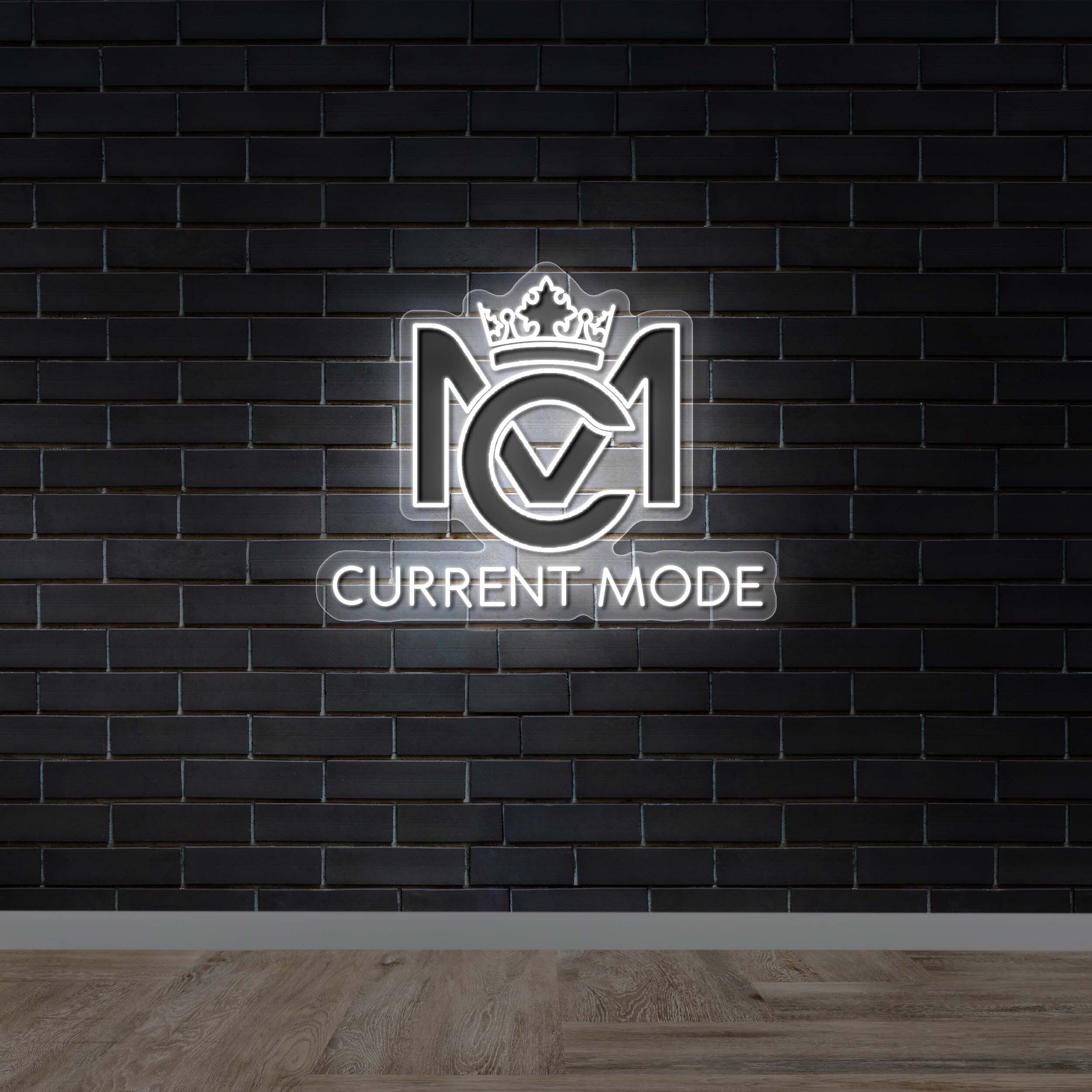Current Mode - Premium Neon Artwork