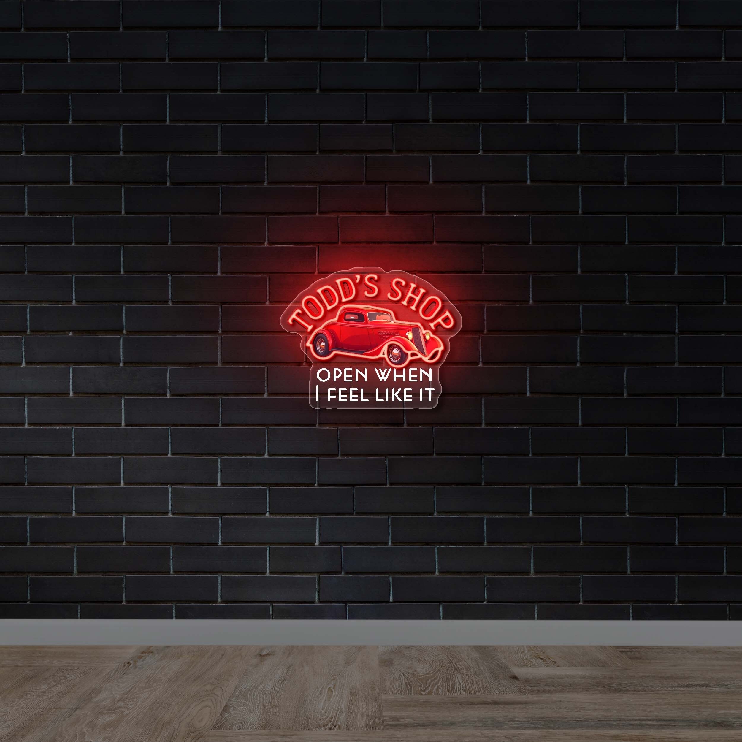 TODD'S SHOP - Premium Neon Artwork