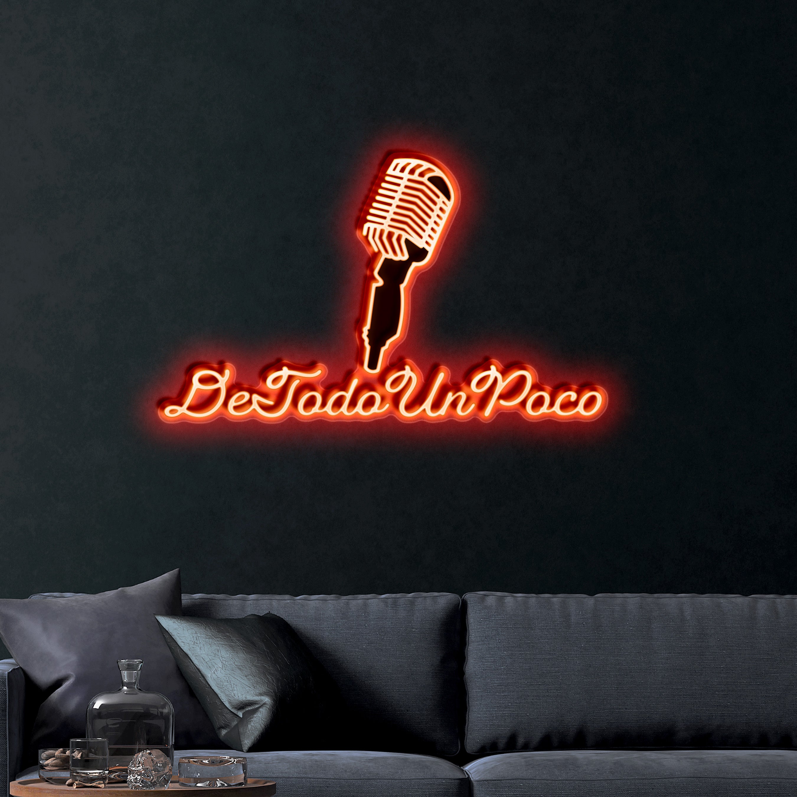 DeTodoUnPoco – Premium Neon Artwork