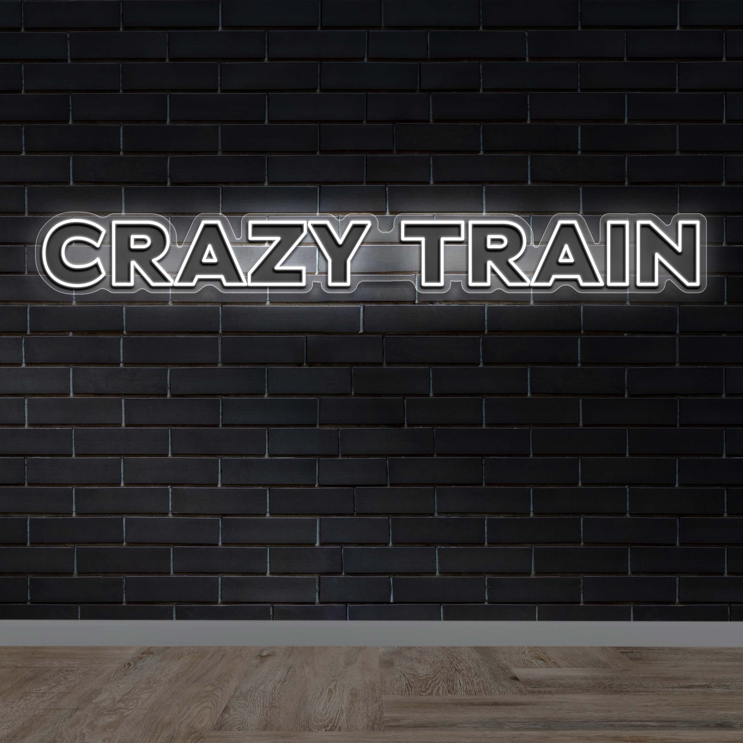 CRAZY TRAIN - Premium Neon Artwork