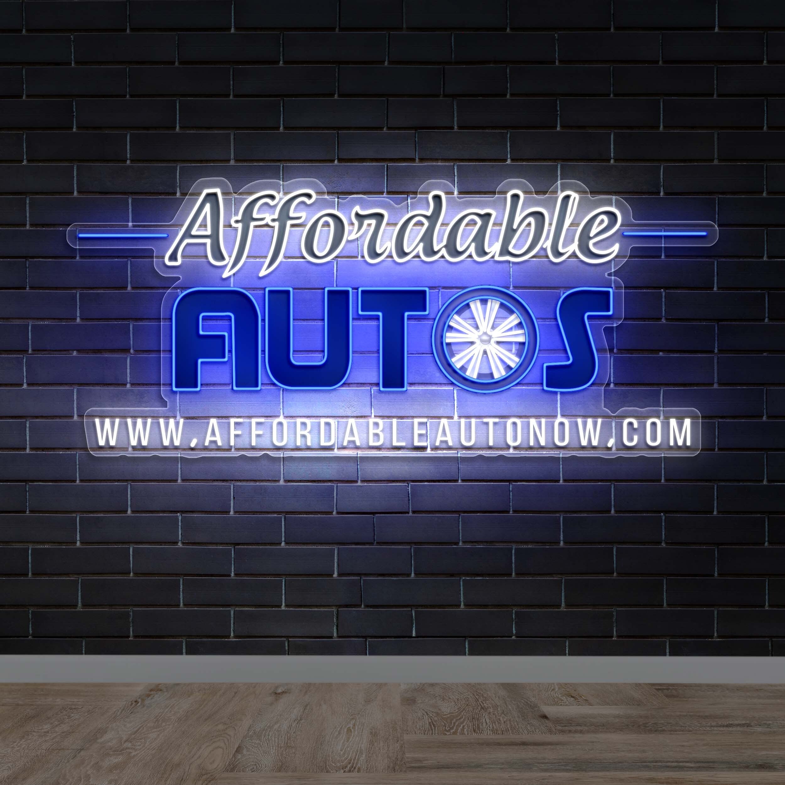 Affordable Autos - Premium Neon Artwork