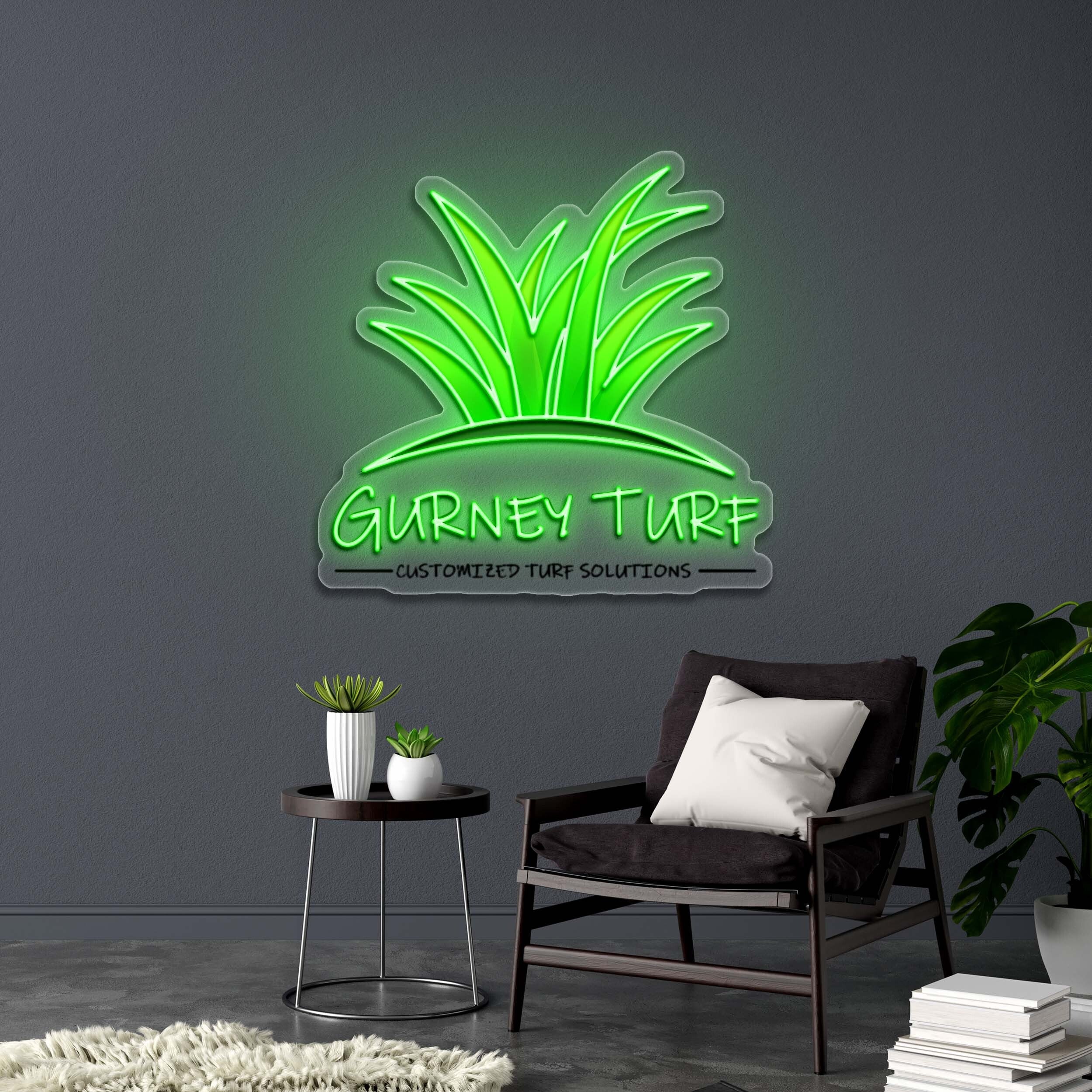 Gurney Turf - Premium Neon Artwork