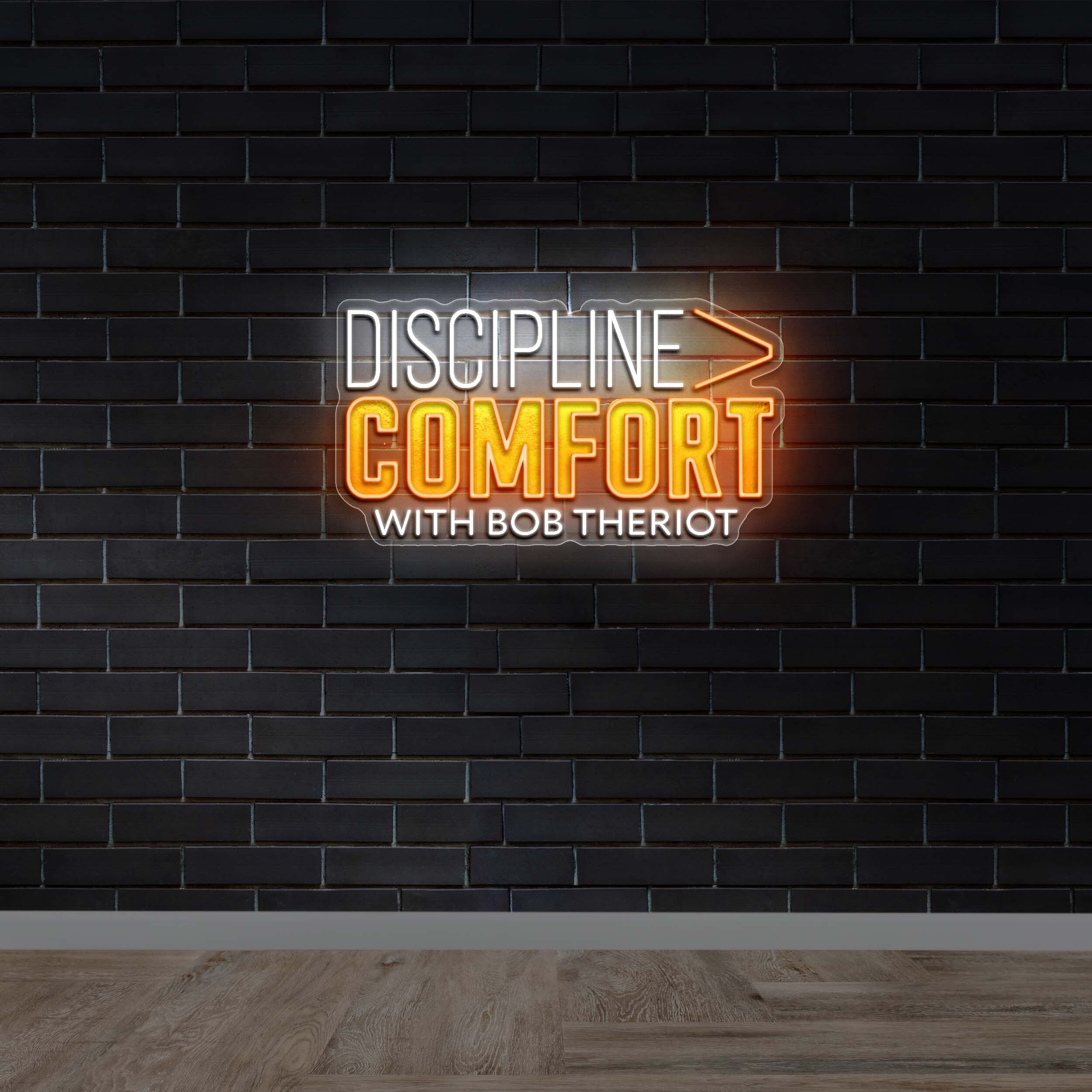 Discipline>Comfort | 2nd Version - Premium Neon Artwork