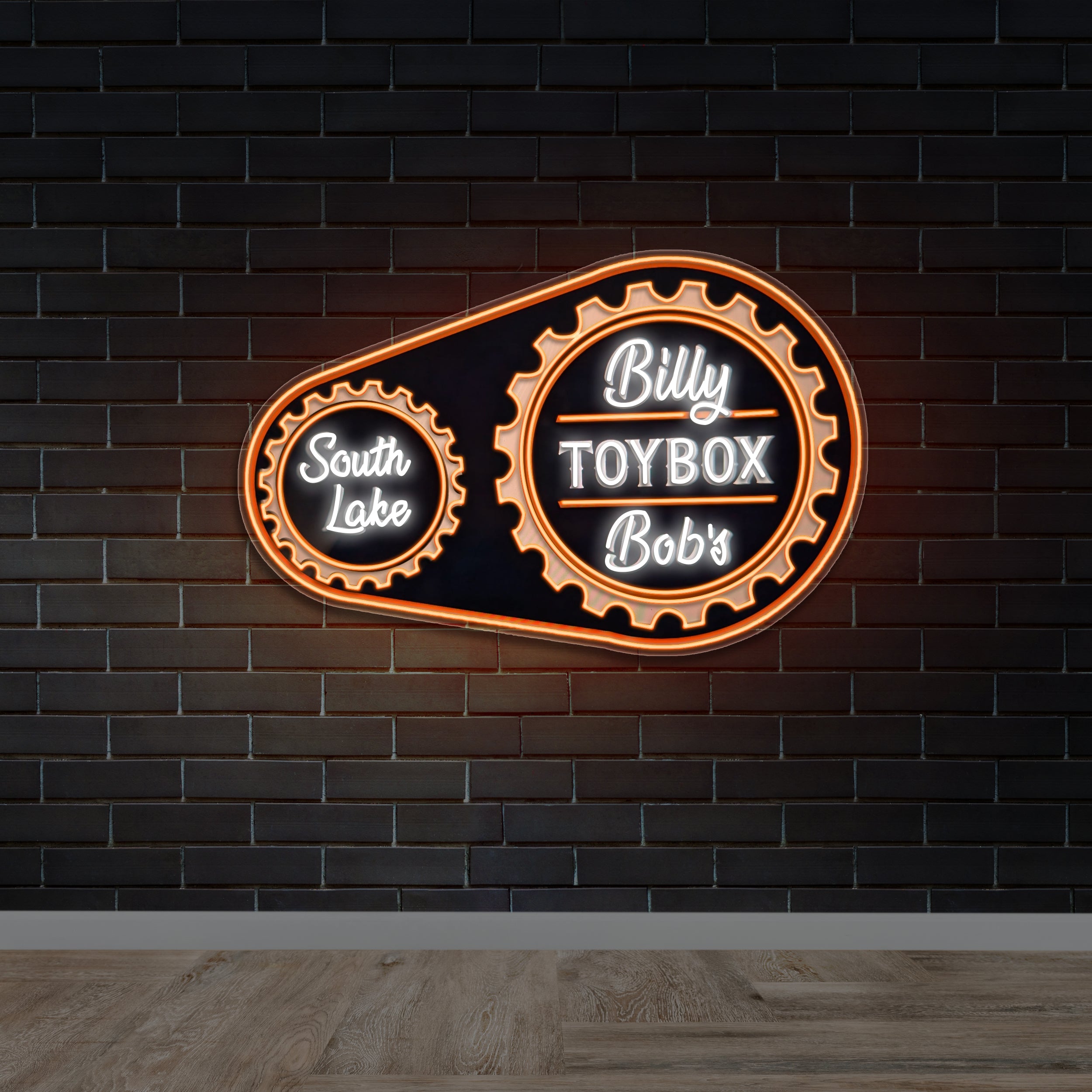 Billy Toybox Bob's - Premium Neon Artwork