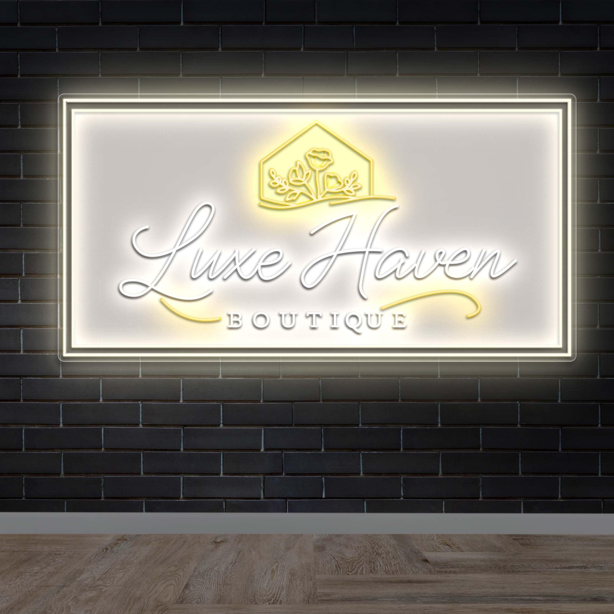 Luxe Haven Boutique - Premium Neon Artwork