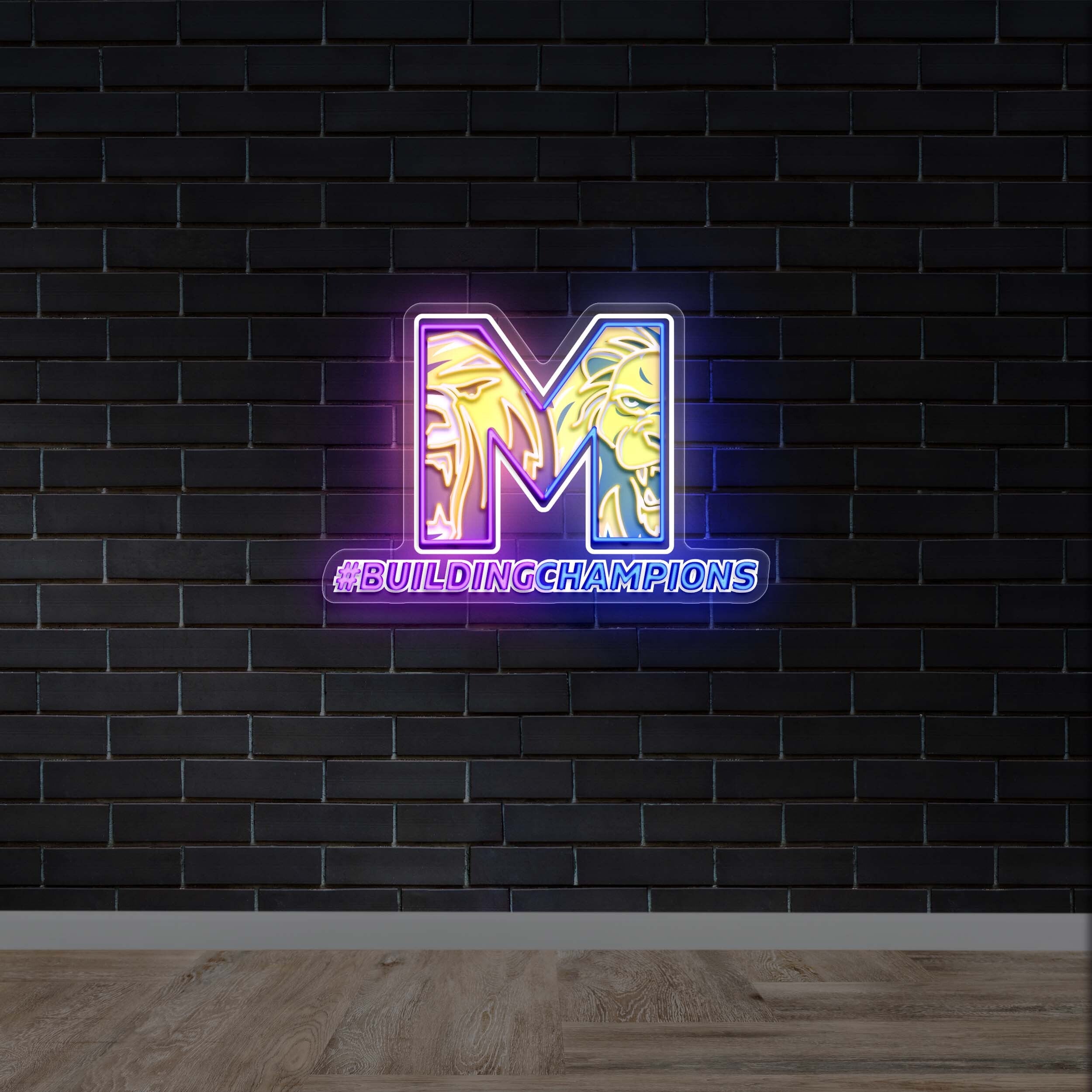 #BUILDINGCHAMPIONS | 2nd Version - Premium Neon Artwork