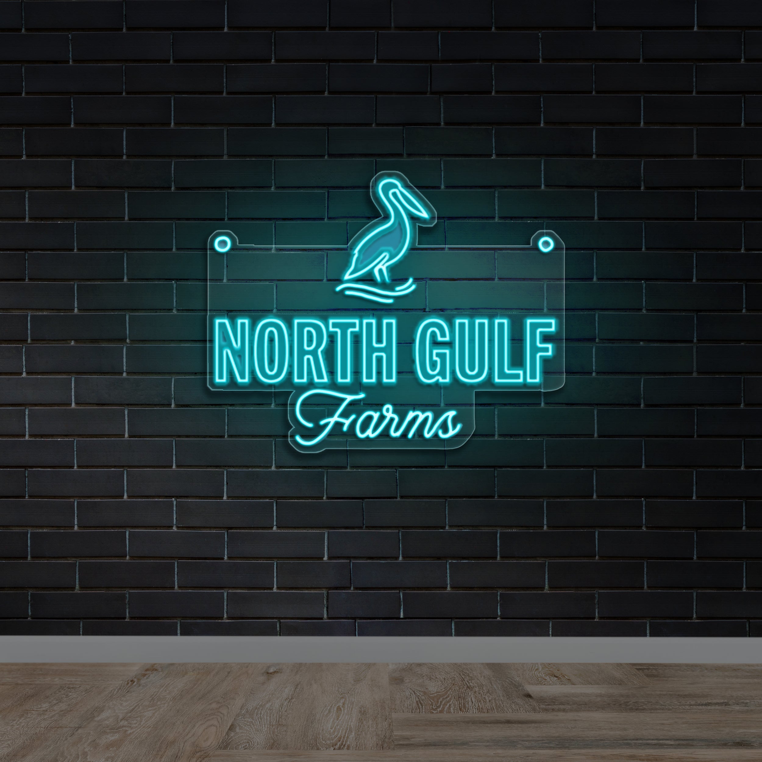 NORTH GULF Farms - Premium Neon Artwork