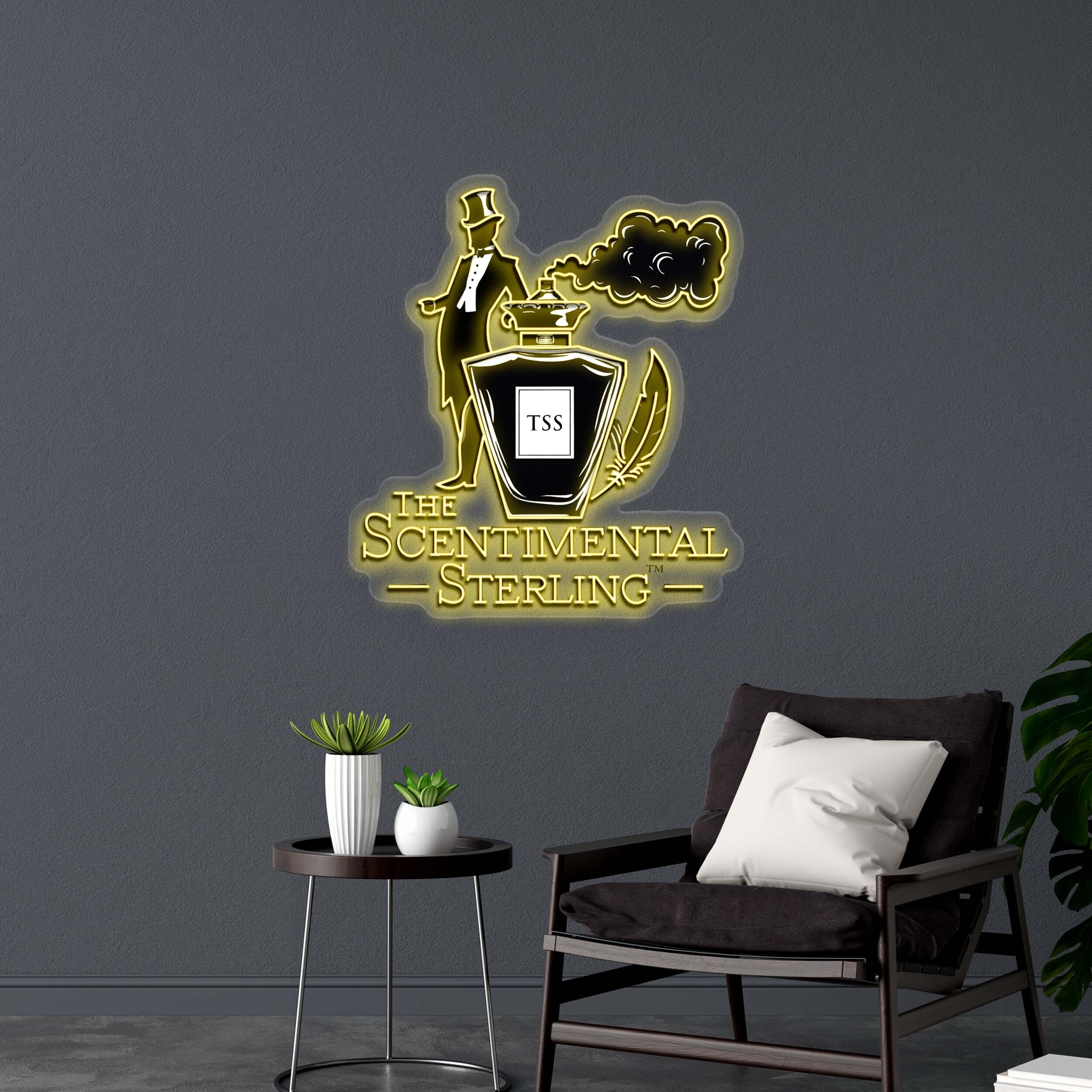 THE SCENTIMENTAL STERLING - Premium Neon Artwork
