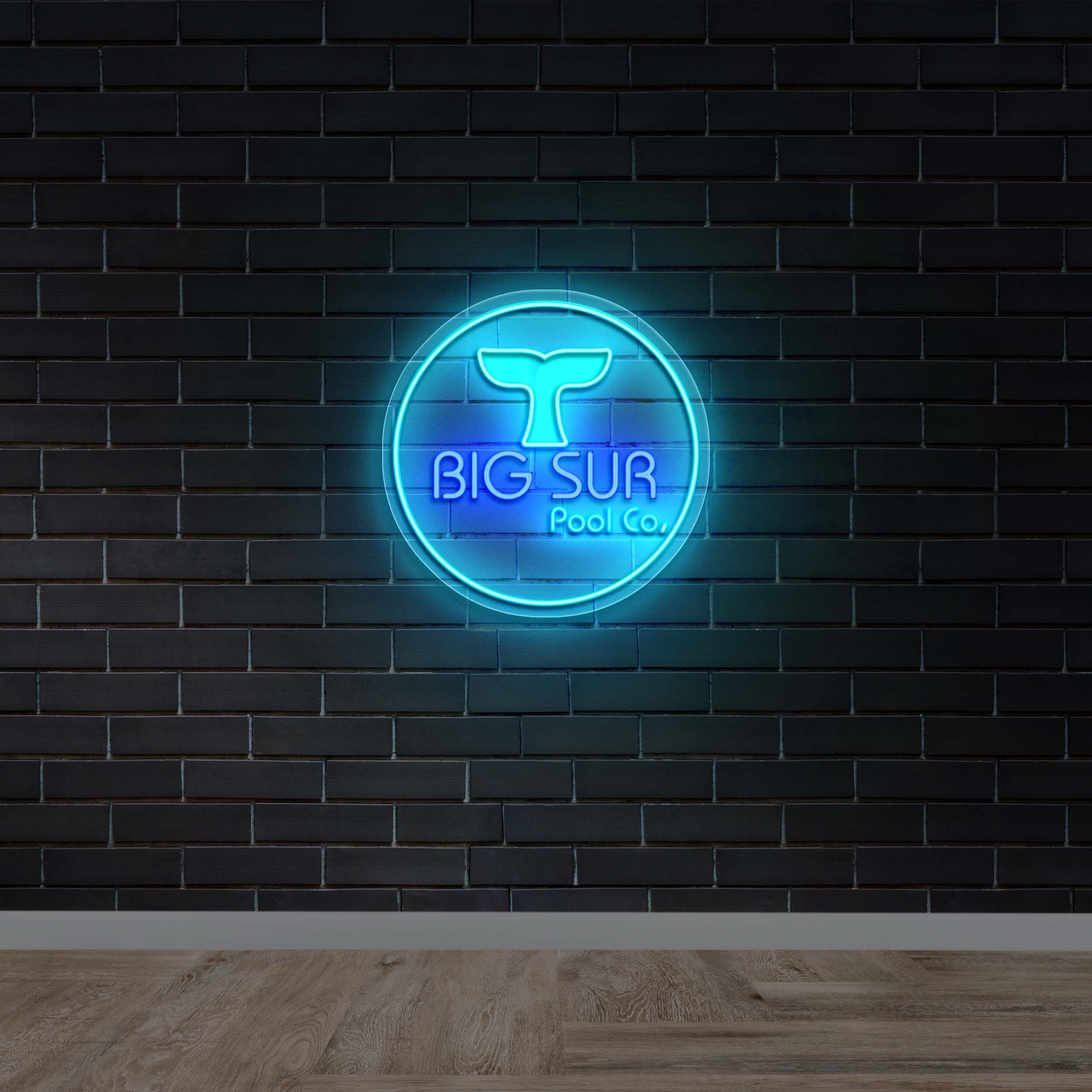 Big Sur Pool Co – Premium Neon Artwork