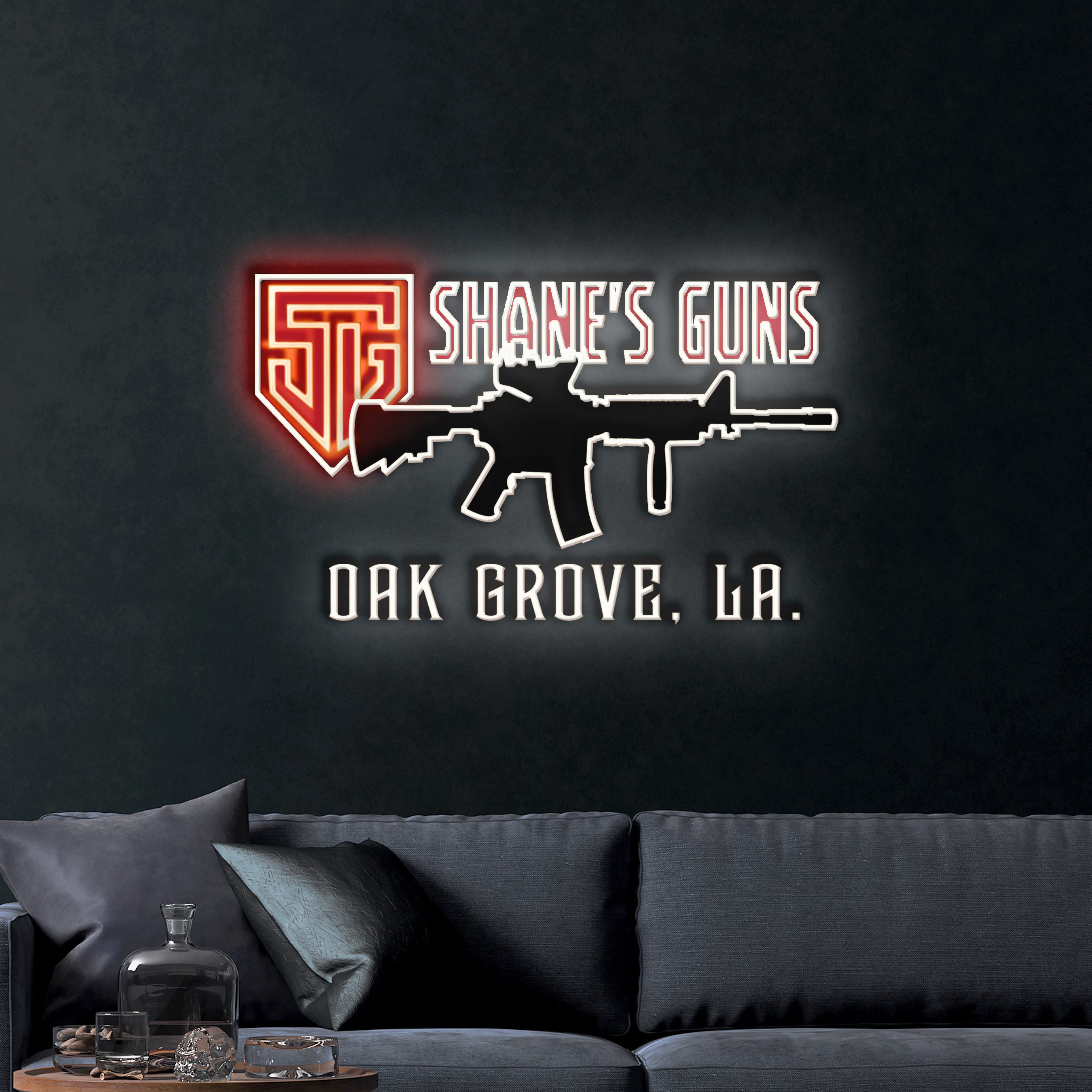 SHANE'S GUNS – Premium Neon Artwork
