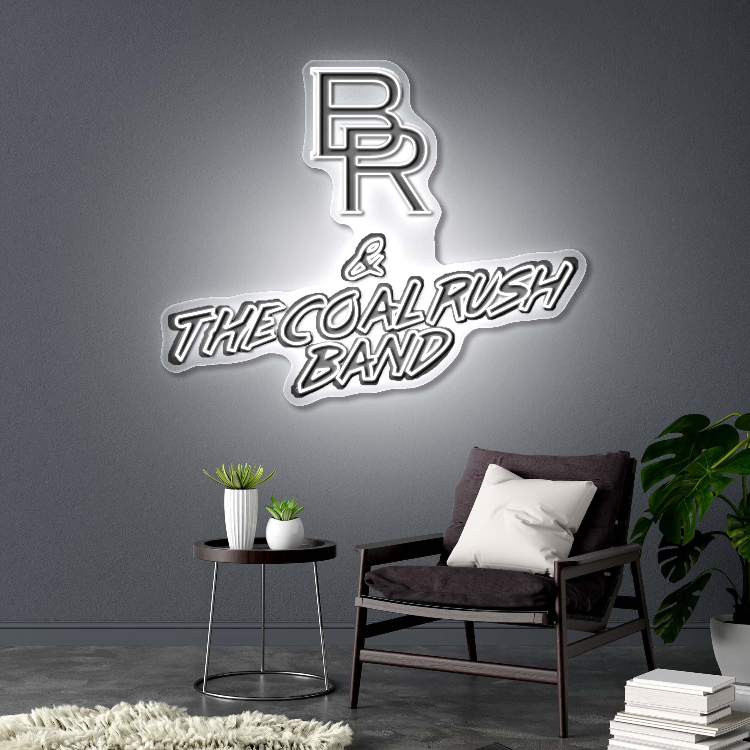 BR & The Coal Rush Band - Premium Neon Artwork