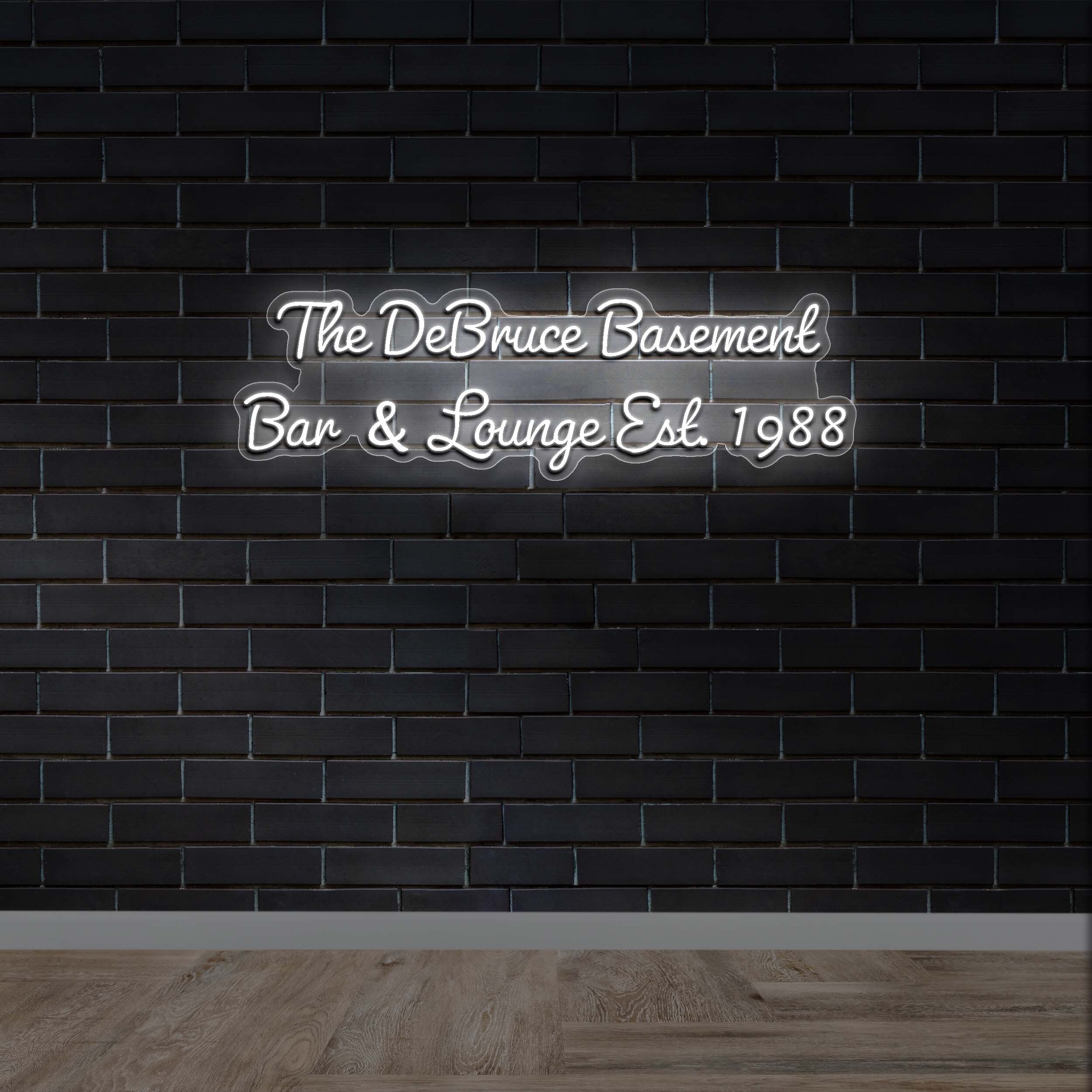The DeBruce Basement Bar - Premium Neon Artwork