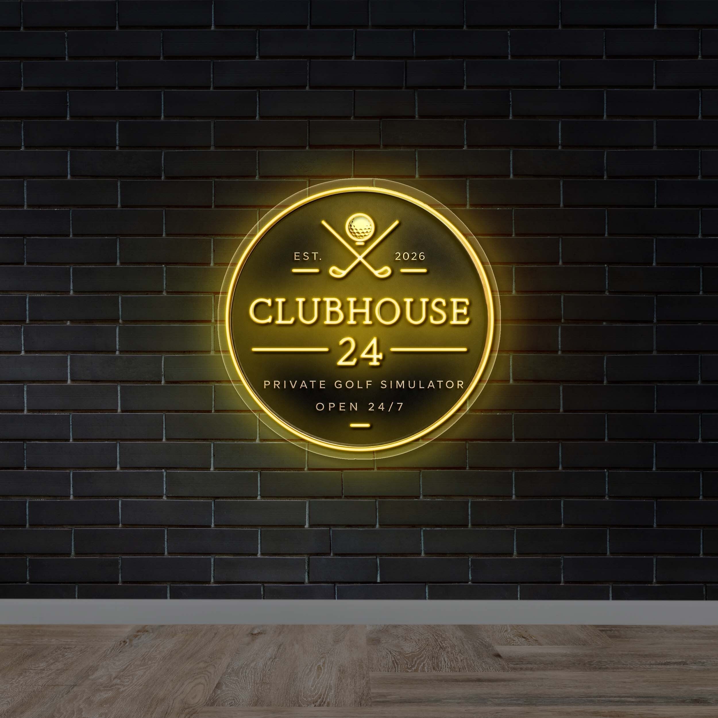 CLUBHOUSE 24 - Premium Neon Artwork