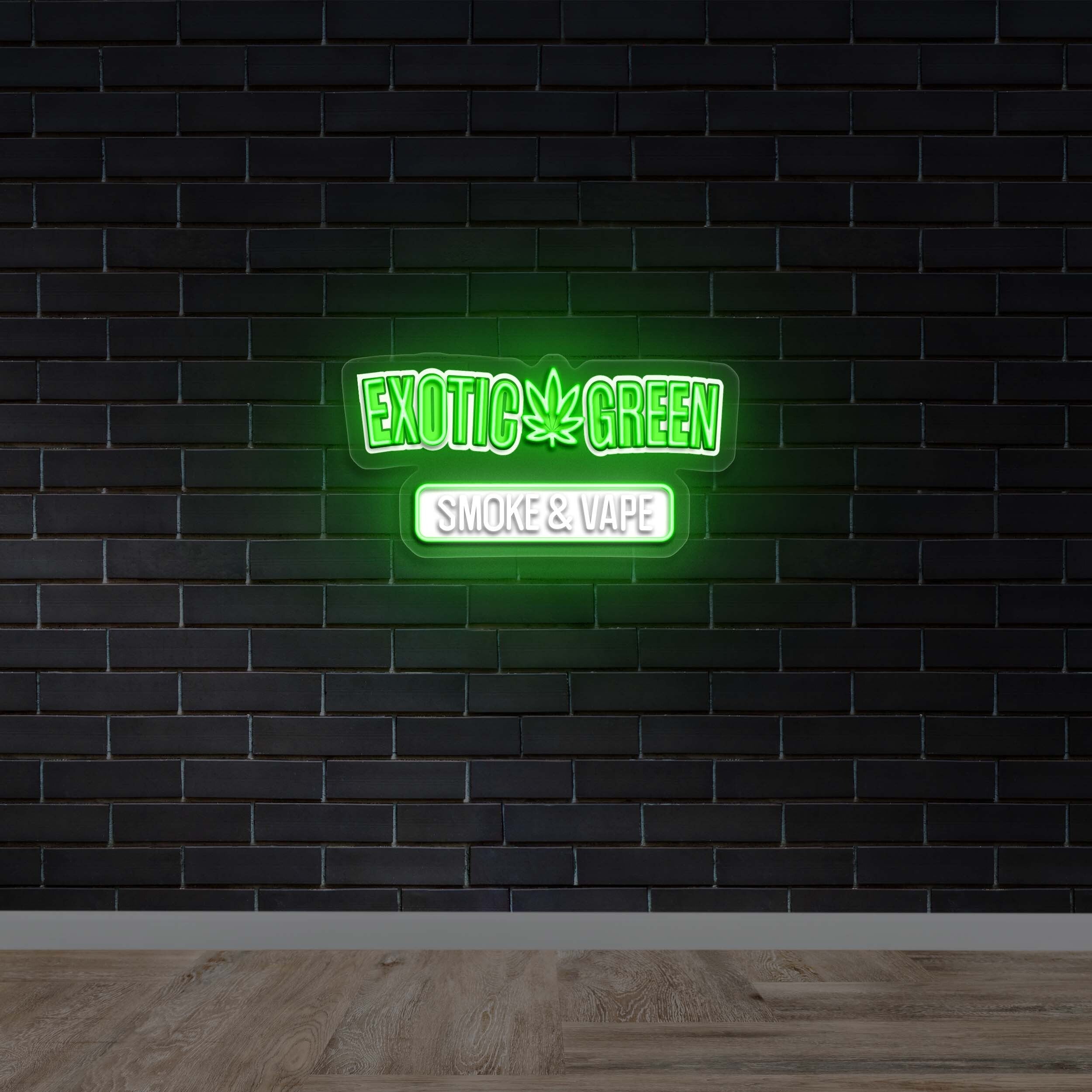 EXOTIC GREEN - Premium Neon Artwork