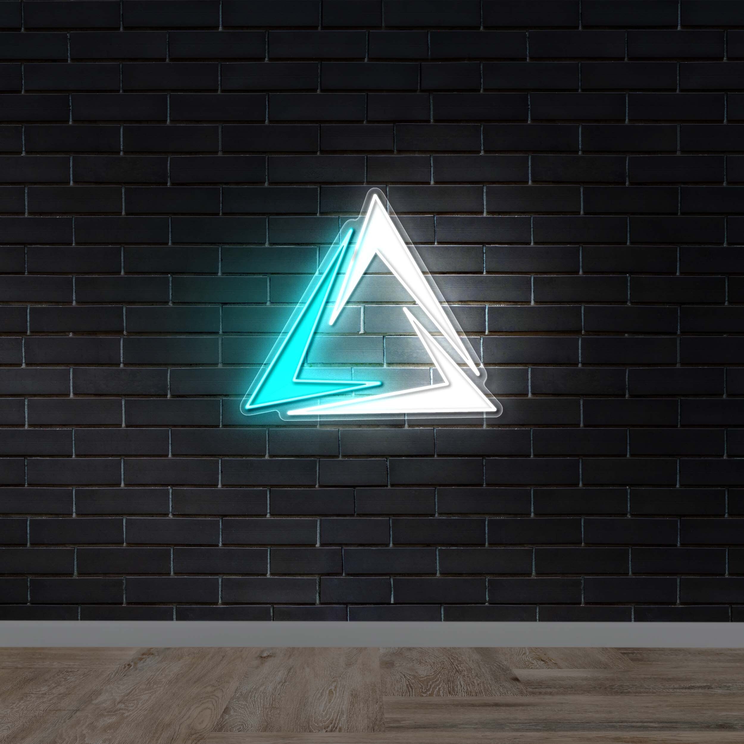 Triangle Logo – Premium Neon Artwork
