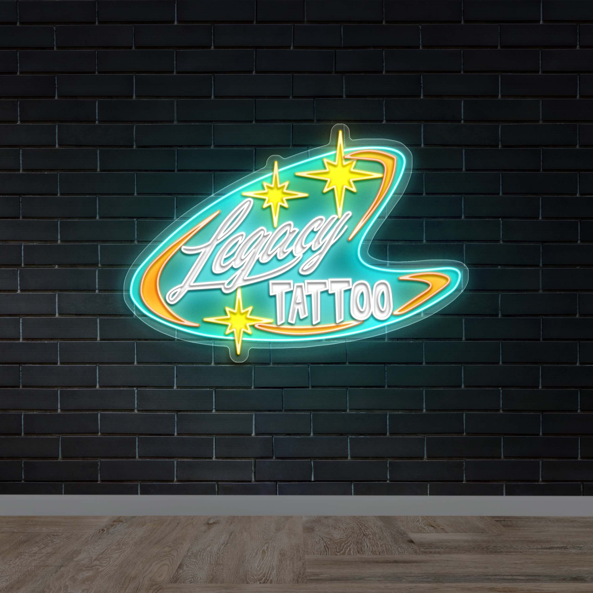 Legacy Tattoo - Premium Neon Artwork