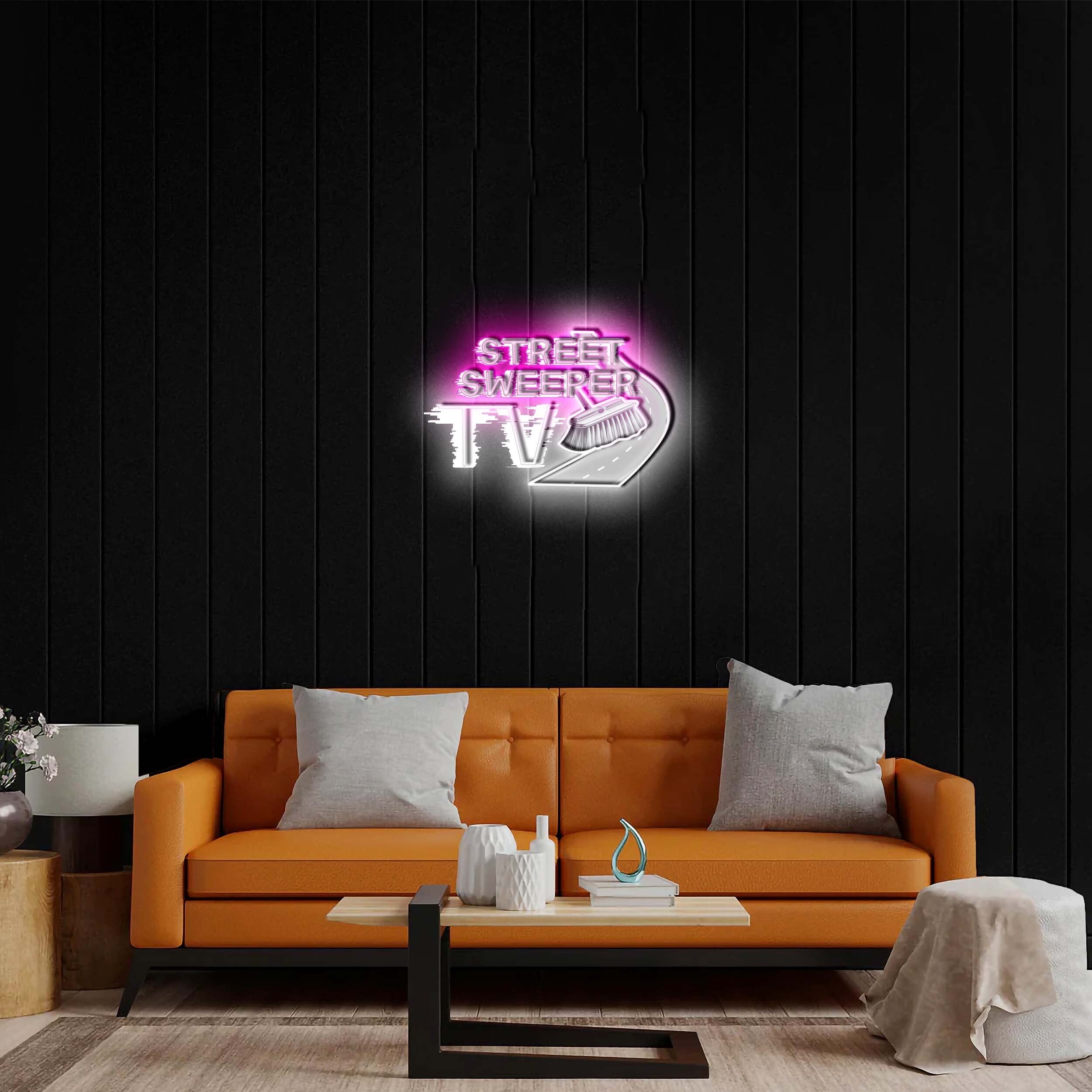 STREET SWEEPER TV - Premium Neon Artwork