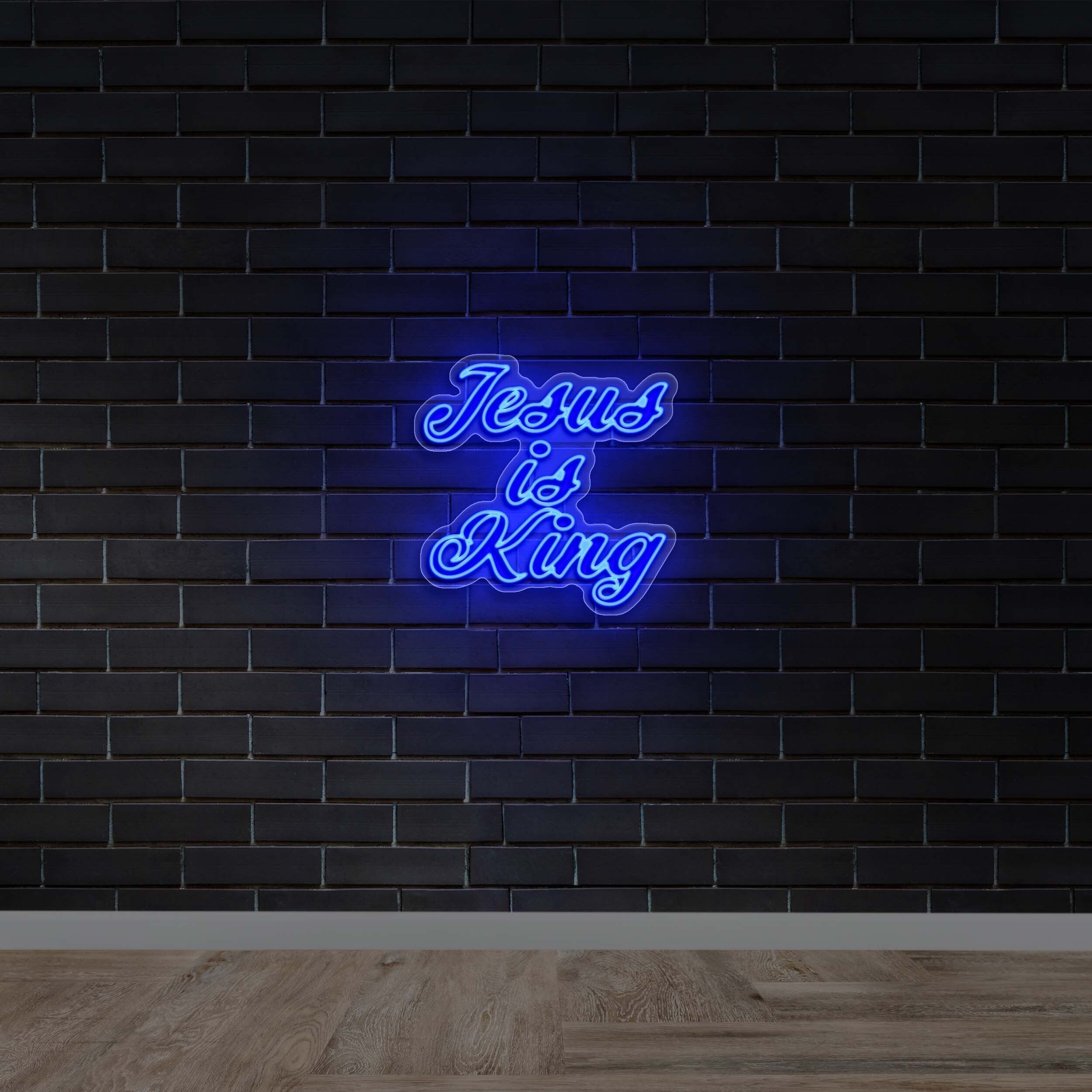 Jesus Is King - Premium Neon Artwork