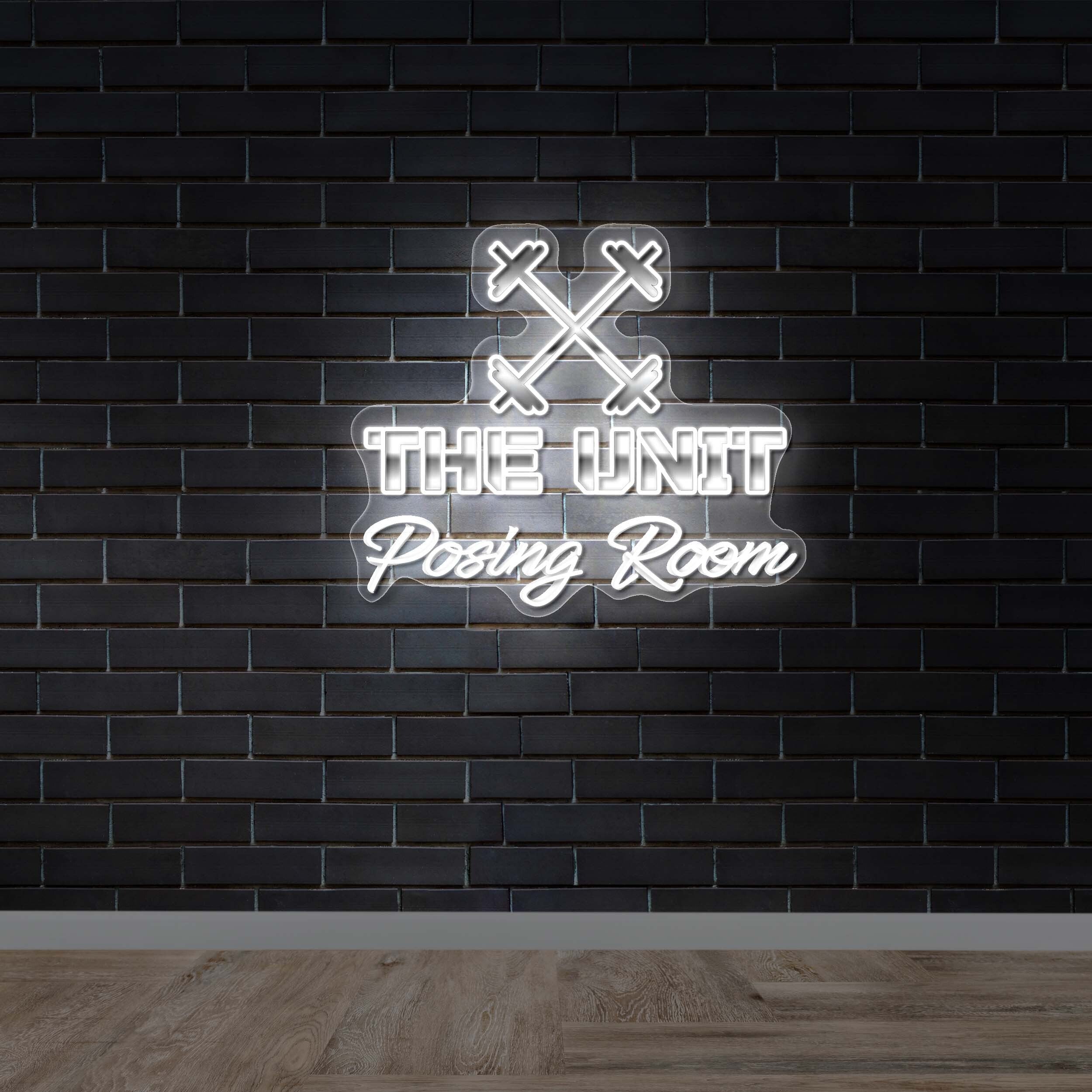 THE UNIT (Infinite Stroke font) - Premium Neon Artwork